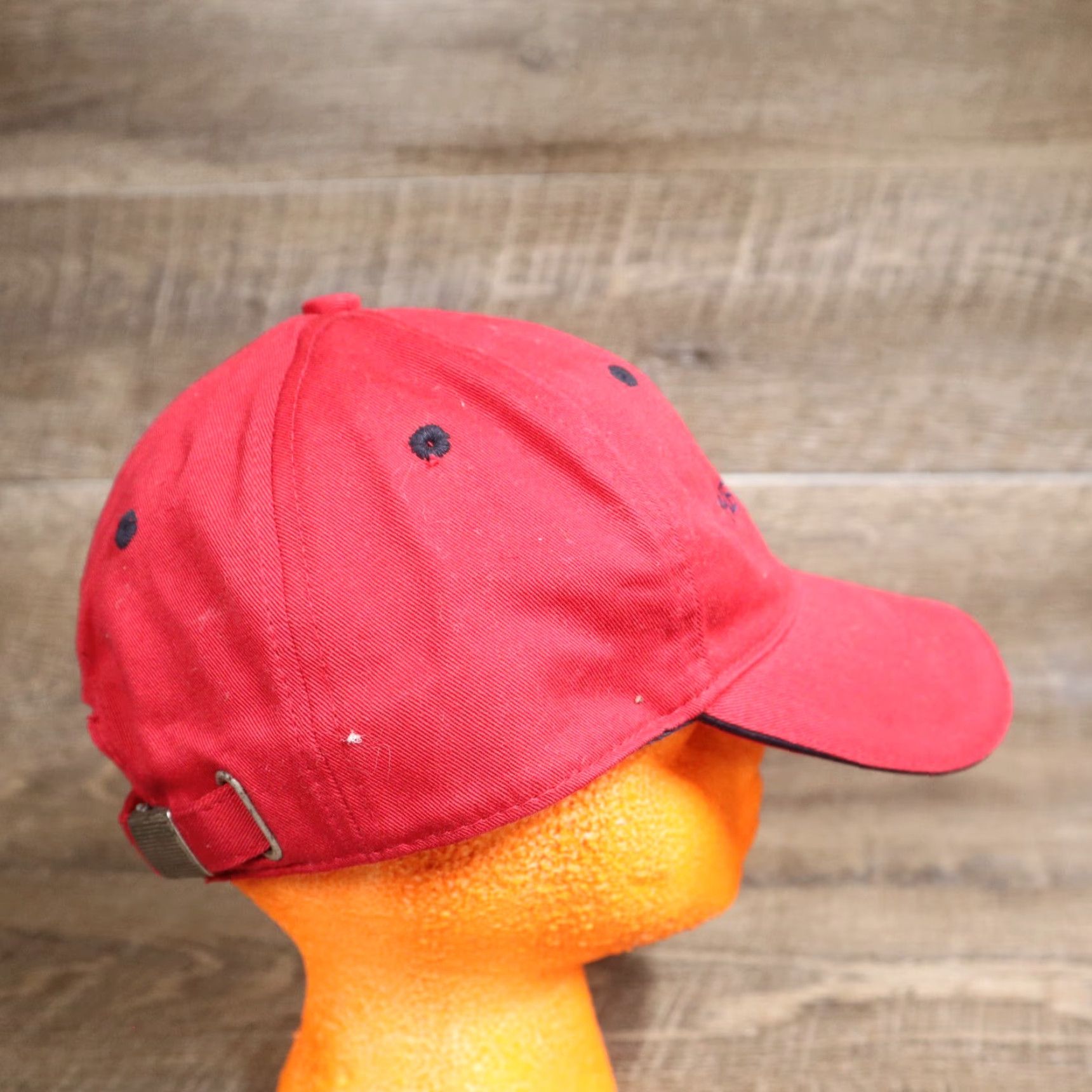 Vintage VINTAGE Hat Golf The Meadows Country Club Course Red Adjustable One Size Men Size ONE SIZE - 3 Thumbnail