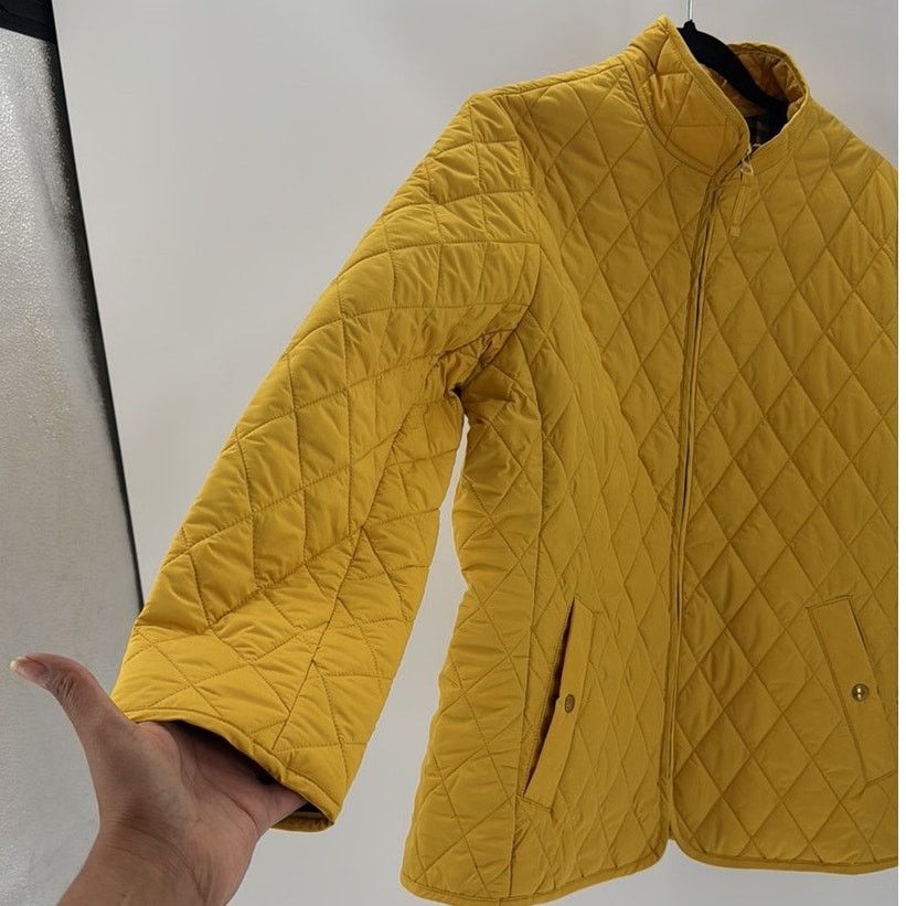 Lands' End Lands’ End yellow quilted chore jacket barn jacket size MP Size M / US 6-8 / IT 42-44 - 6 Thumbnail