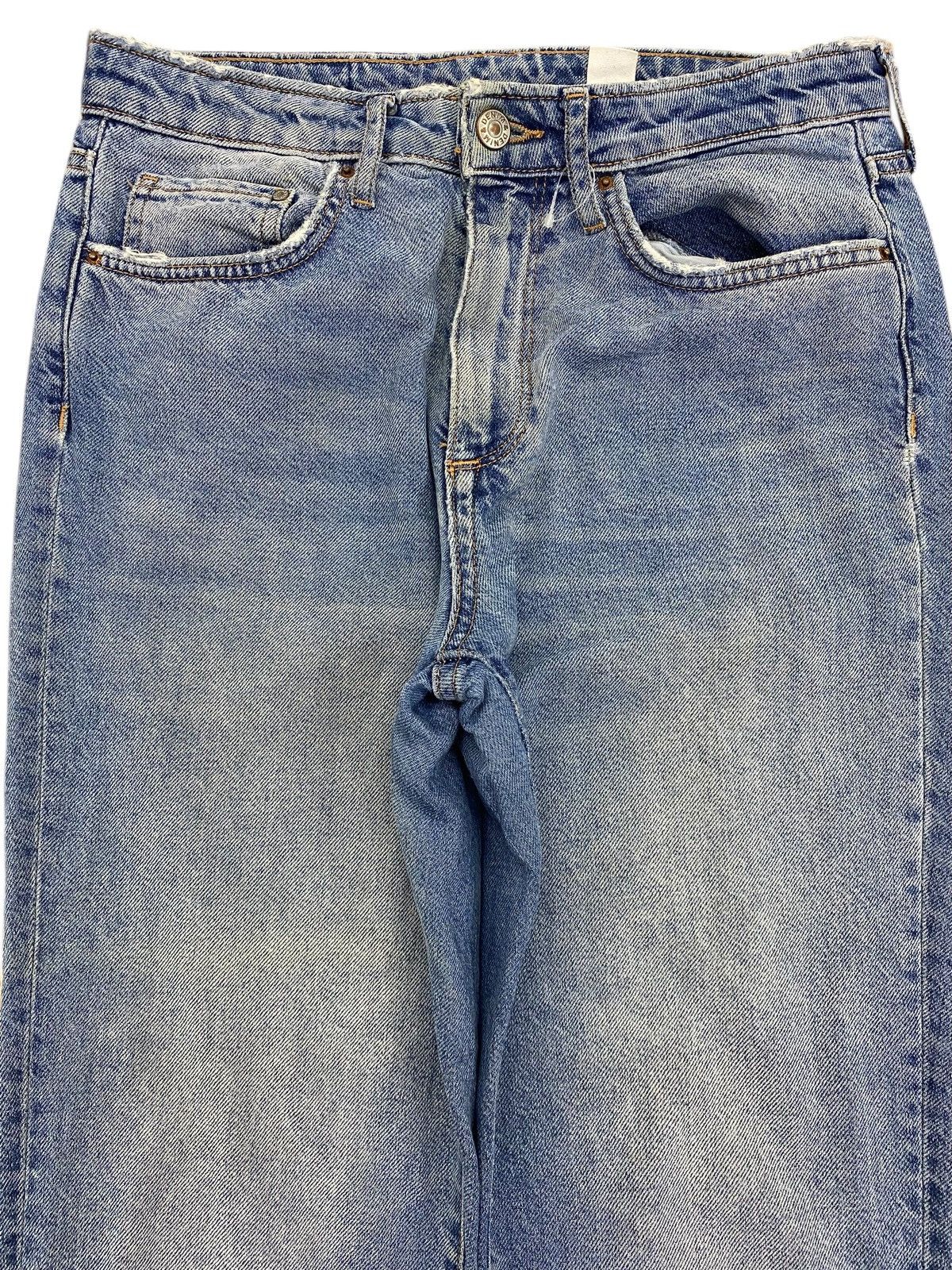 Japanese Brand Japanese Brand High Waist Denim Style Straight Chopped Jeans Size US 30 / EU 46 - 2 Thumbnail