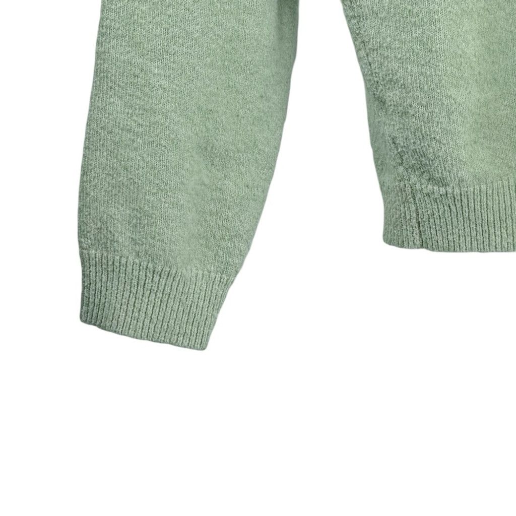 Asos ASOS Women's Muted Lime Green Crew Neck Sweater Minimal 8 Size M / US 6-8 / IT 42-44 - 2 Thumbnail