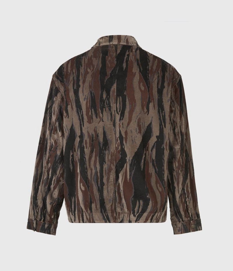 Allsaints AllSaints Castleford Corduroy Shirt Overshirt Brown Pattern Size US S / EU 44-46 / 1 - 17 Thumbnail
