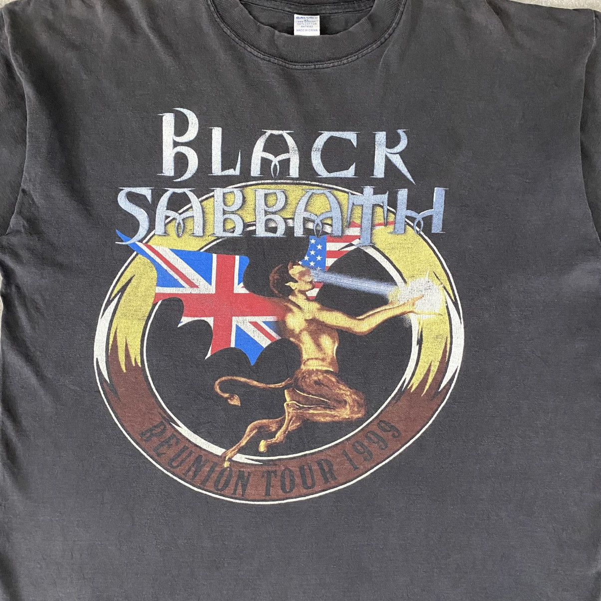 Band Tees Vintage 1999 Black Sabbath Reunion Tour Sun Faded Band Tee Size US XL / EU 56 / 4 - 3 Thumbnail