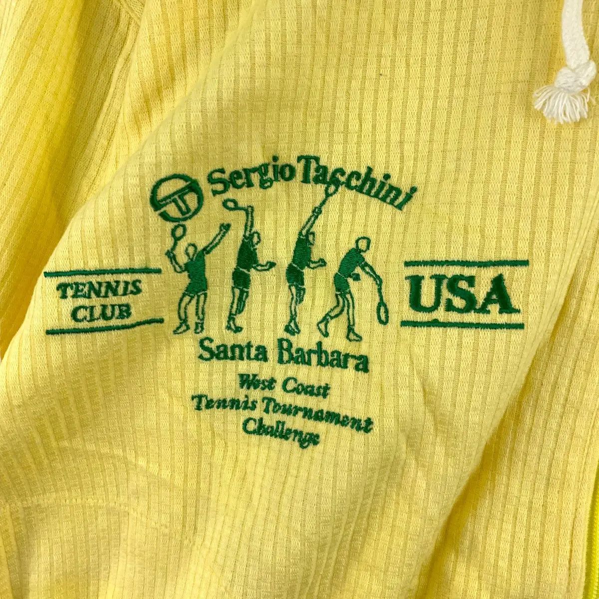 Sergio Tacchini Vintage SERGIO TACCHINI TENNIS USA Club Santa Barbara Size L / US 10 / IT 46 - 8 Thumbnail