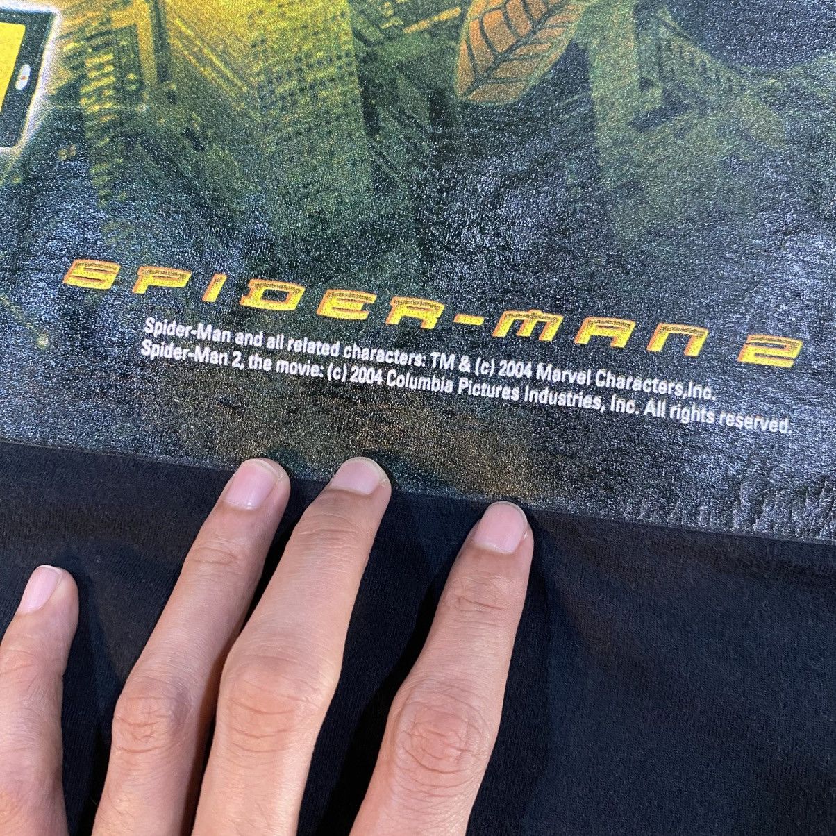 Other × Vintage Vintage 2004 Spider-Man 2 Graphic Movie Tee Shirt Black M Size US M / EU 48-50 / 2 - 6 Thumbnail