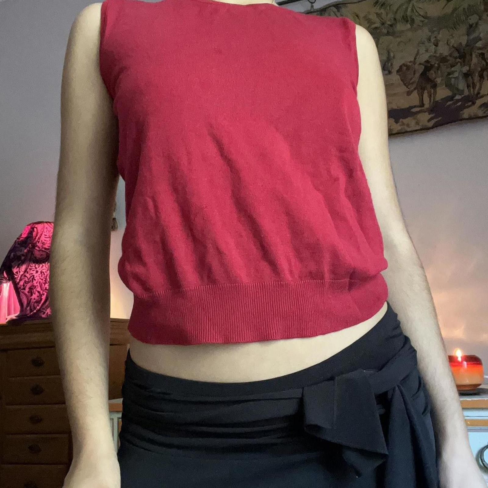 Other Red knit sweater Size S / US 4 / IT 40 - 2 Thumbnail