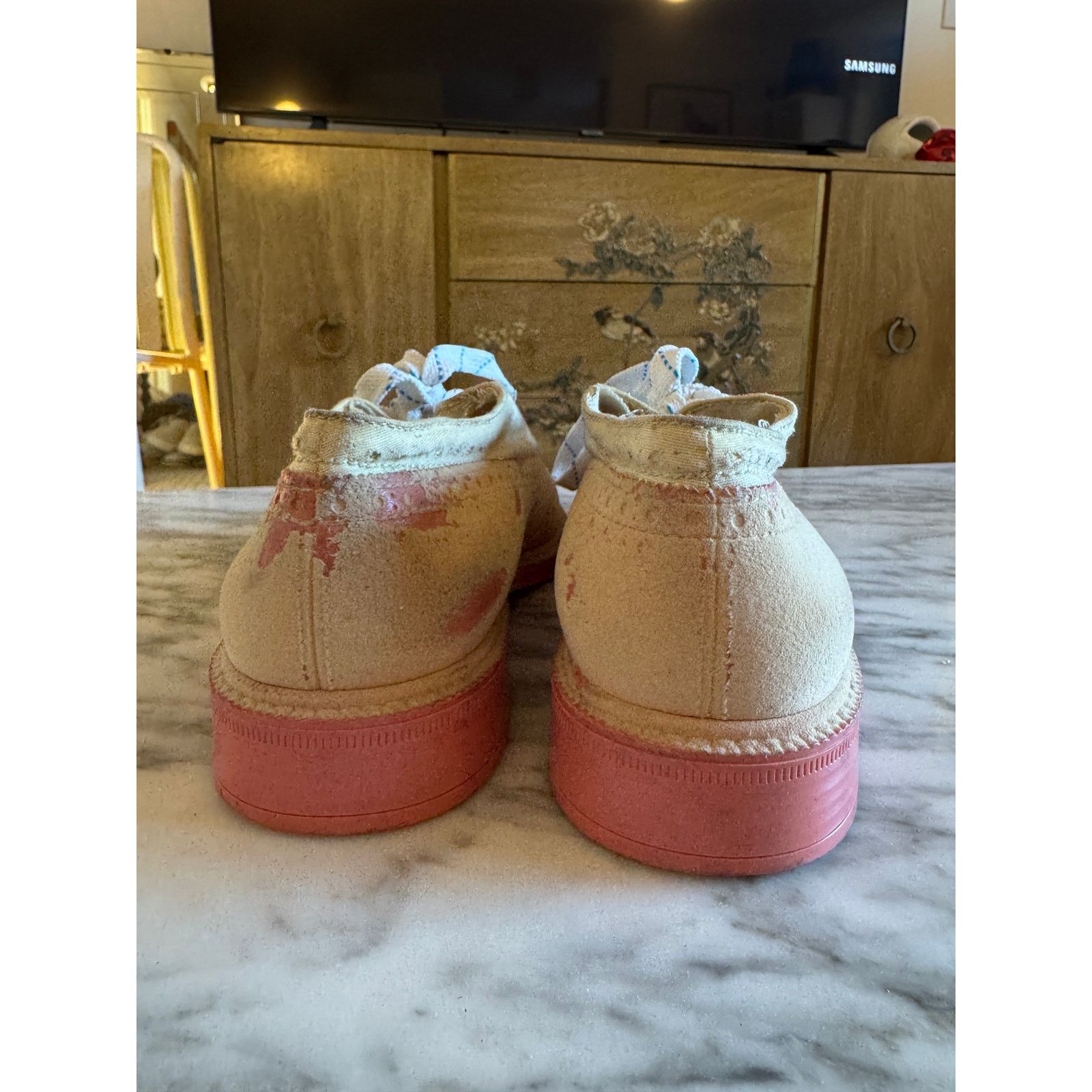 Vivienne Westwood Vivienne Westwood Pink Suede Brogues Size US 12 / EU 45 - 3 Thumbnail