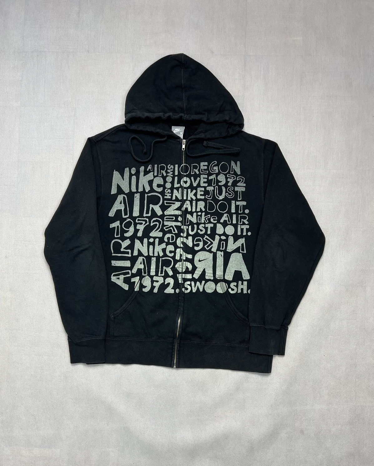 Nike Hoodie Nike multi logo black zipped Size US M / EU 48-50 / 2 - 1 Thumbnail