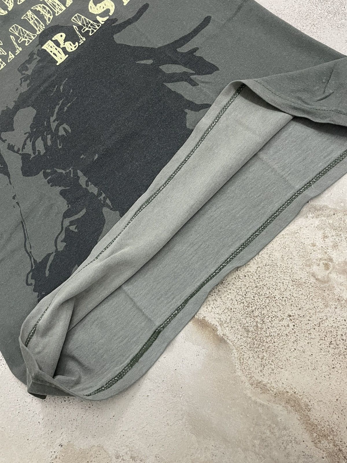 Band Tees Vintage Y2K Sunfaded Zion Bob Marley Dreadlock Rasta Size US S / EU 44-46 / 1 - 8 Thumbnail