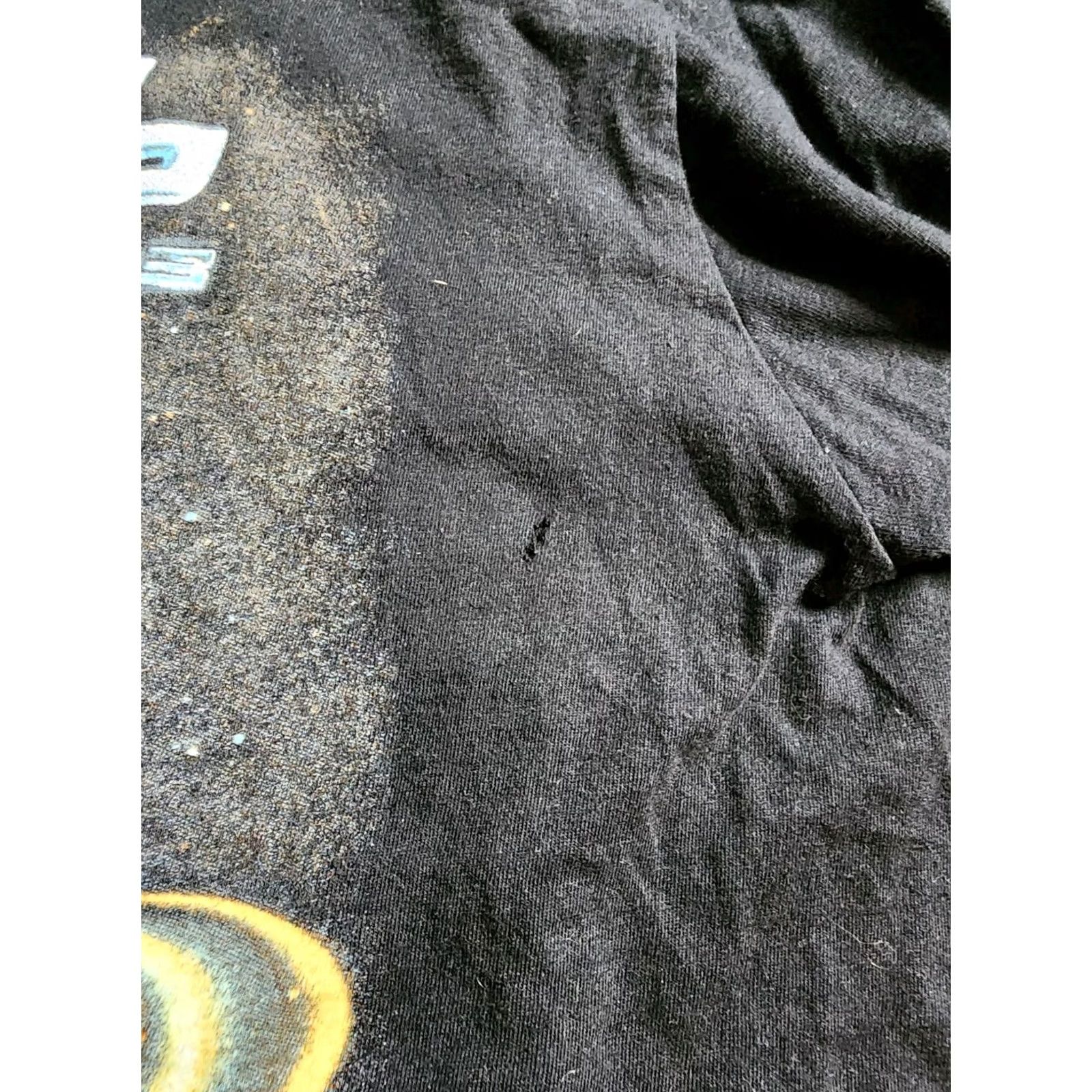 Fruit Of The Loom Rauw Alejandro T Shirt Black Short Sleeve Crew Neck 2023 Saturno World Tour Double-Sided Fruit of the Loom Mens L Merch Shirt Size US L / EU 52-54 / 3 - 6 Thumbnail
