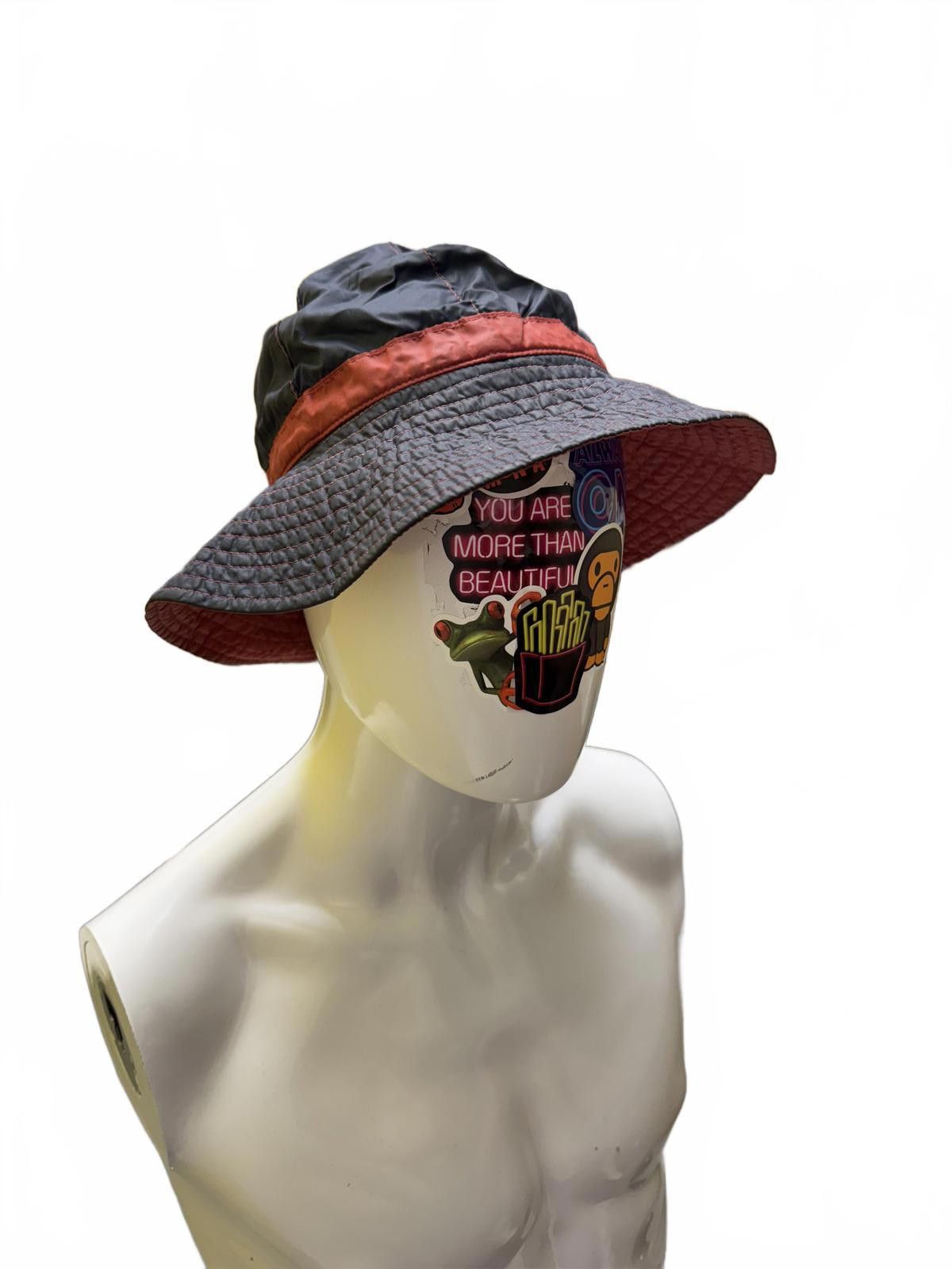 Designer Men's Colour Block Bucket Hat Size ONE SIZE - 3 Thumbnail