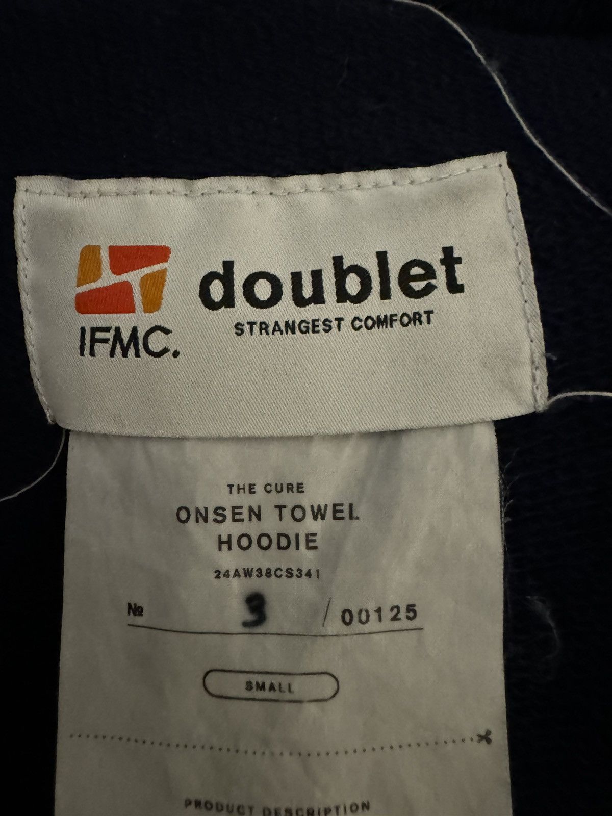 Doublet Doublet 3/125 onsen towel hoodie Size US S / EU 44-46 / 1 - 5 Thumbnail