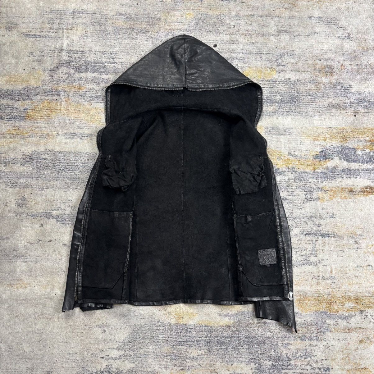 Isamu Katayama Backlash Isamu Katayama BACKLASH horsehide GIMP hooded leather jacket Size US S / EU 44-46 / 1 - 12 Thumbnail
