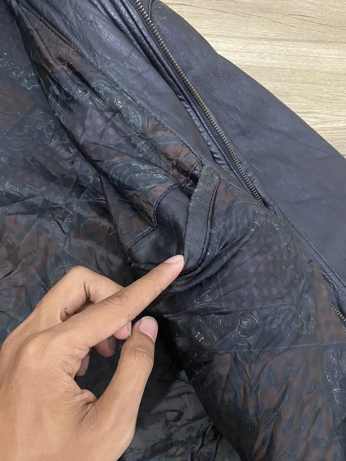 Polo Ralph Lauren × Ralph Lauren 💥Vintage💥Polo Ralph Laurent Leather Jacket Size US L / EU 52-54 / 3 - 12 Thumbnail
