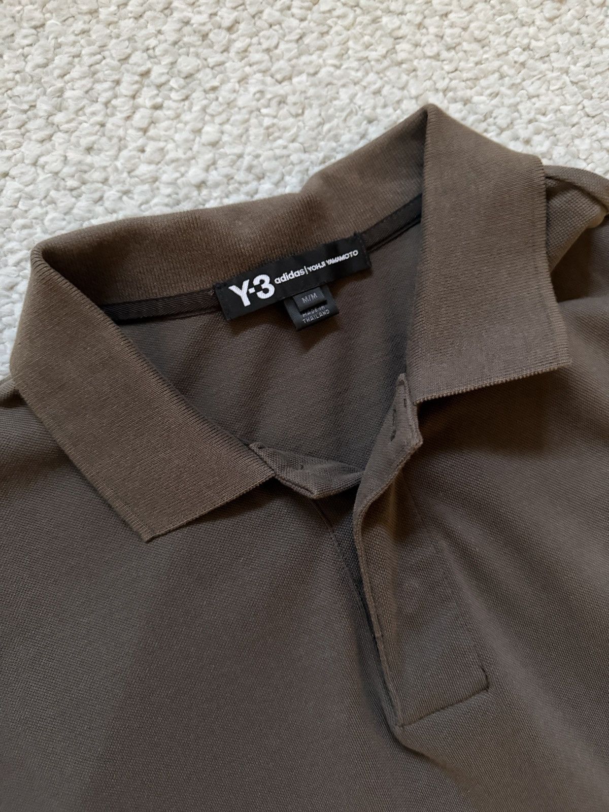 Y-3 Y-3 Sleeve-Logo Olive Polo Size US M / EU 48-50 / 2 - 4 Thumbnail