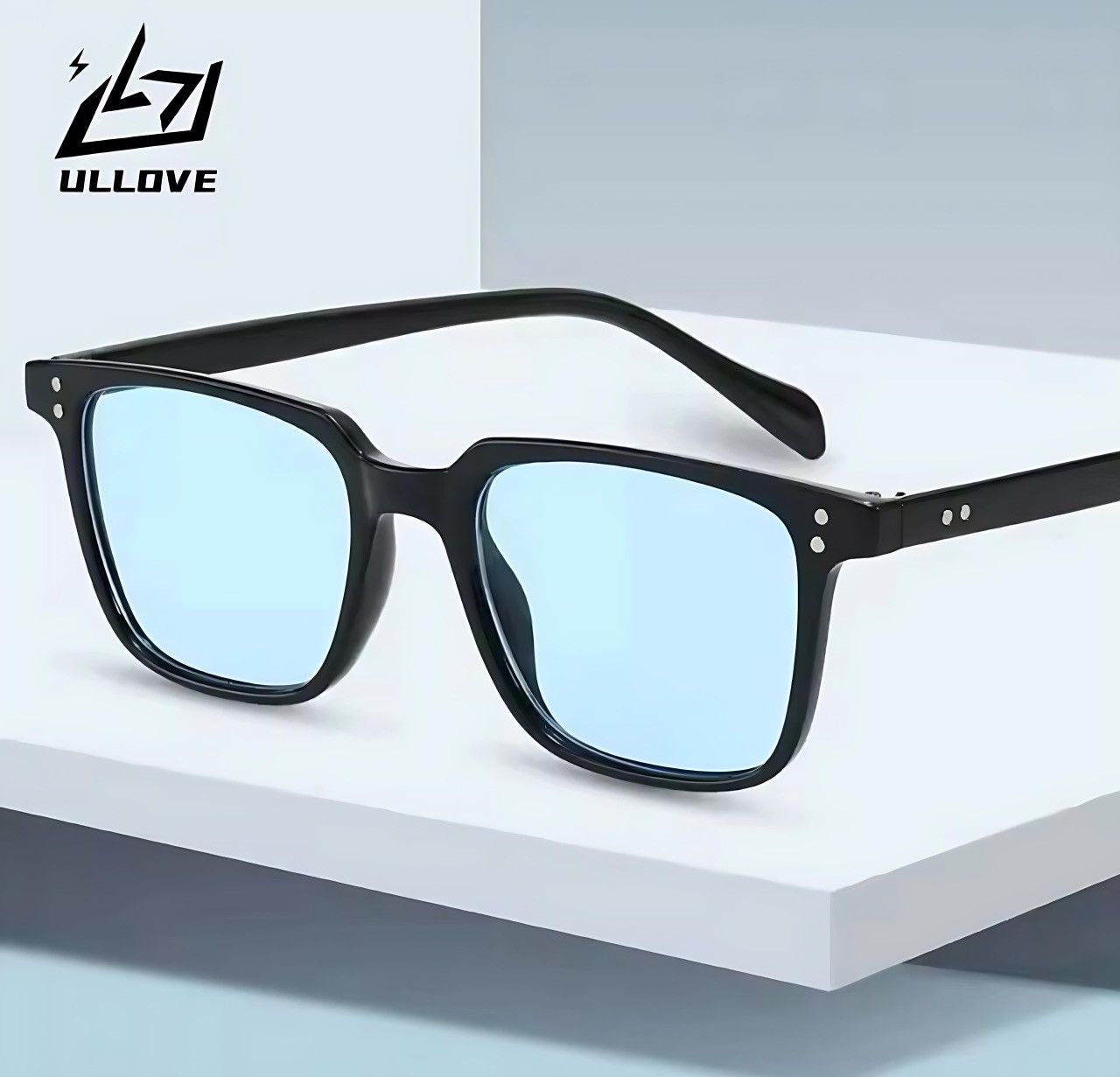 Other Rectangle Tony Stark Sunglasses Men Blue Lens Brand Designer Size ONE SIZE - 2 Thumbnail