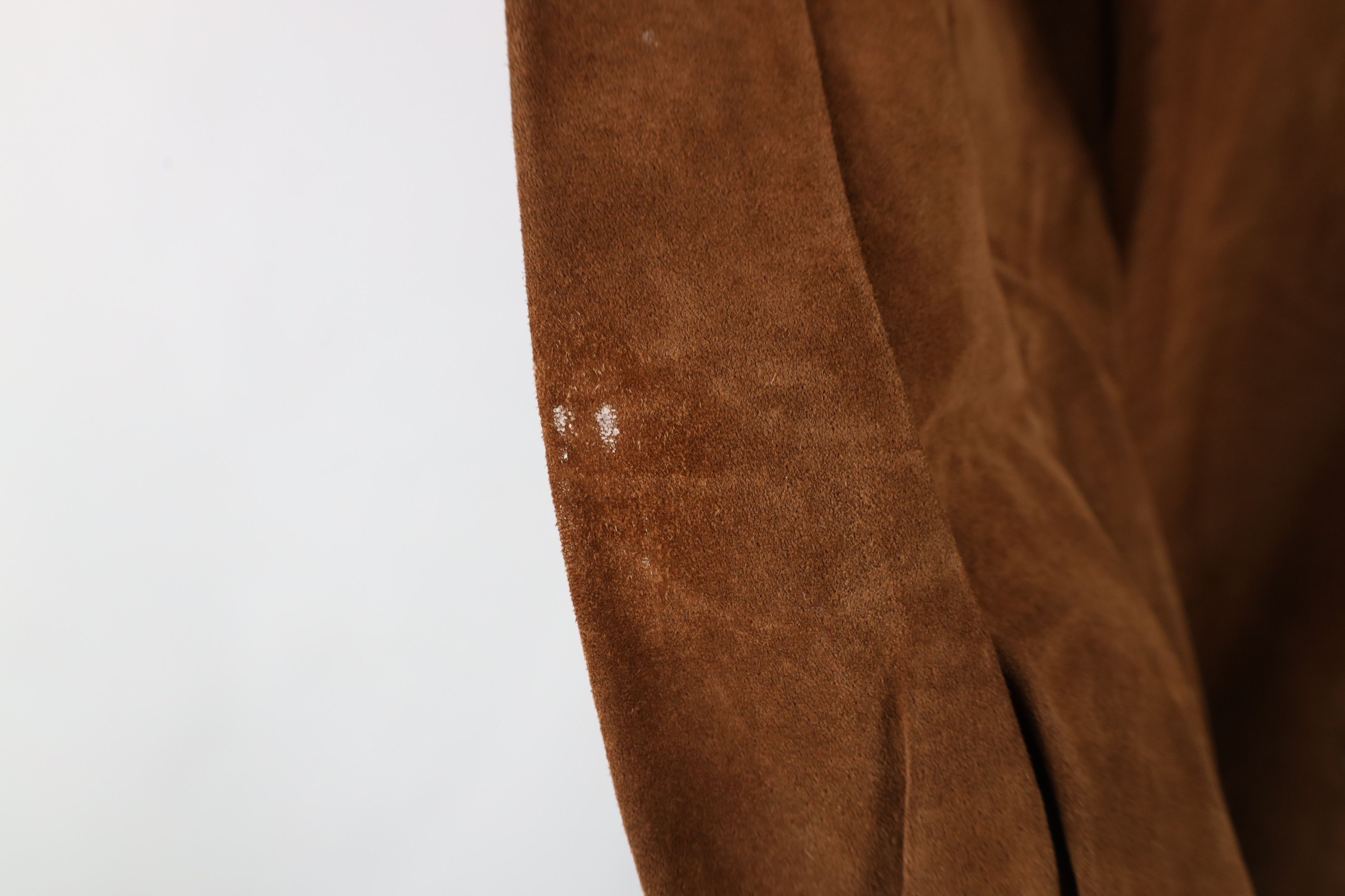 Vintage Vintage 90s Streetwear Suede Leather Shirt Jacket Jac Shirt Size XL / US 12-14 / IT 48-50 - 5 Thumbnail