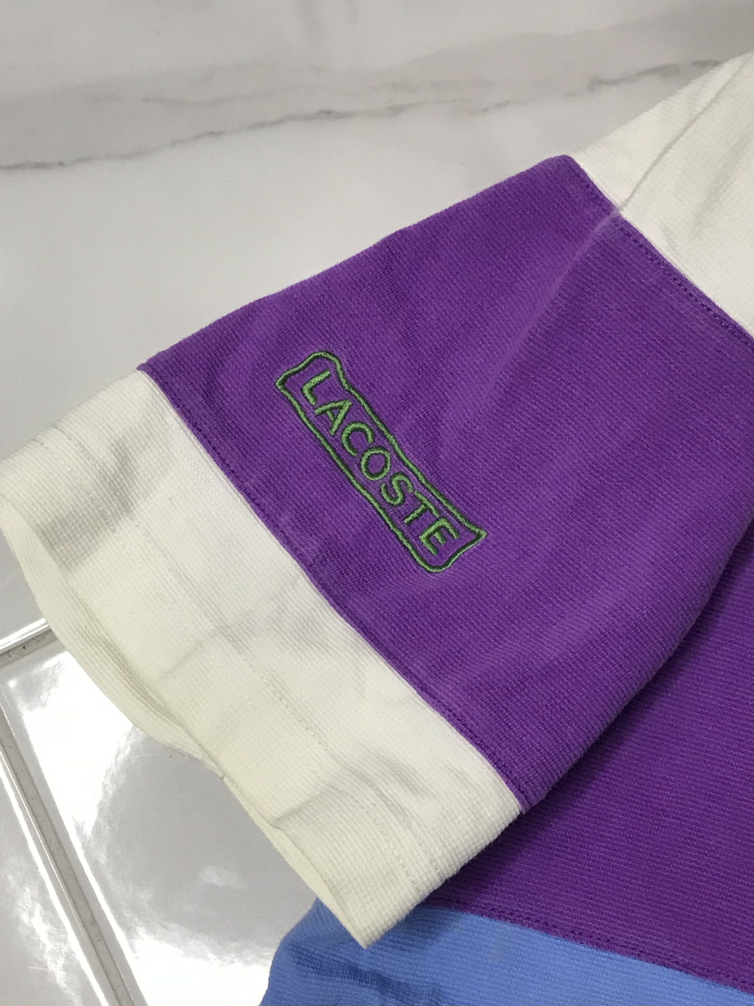 Lacoste × Vintage Lacoste Sport vintage blue polo short sleeve collared shirt Size US M / EU 48-50 / 2 - 5 Thumbnail
