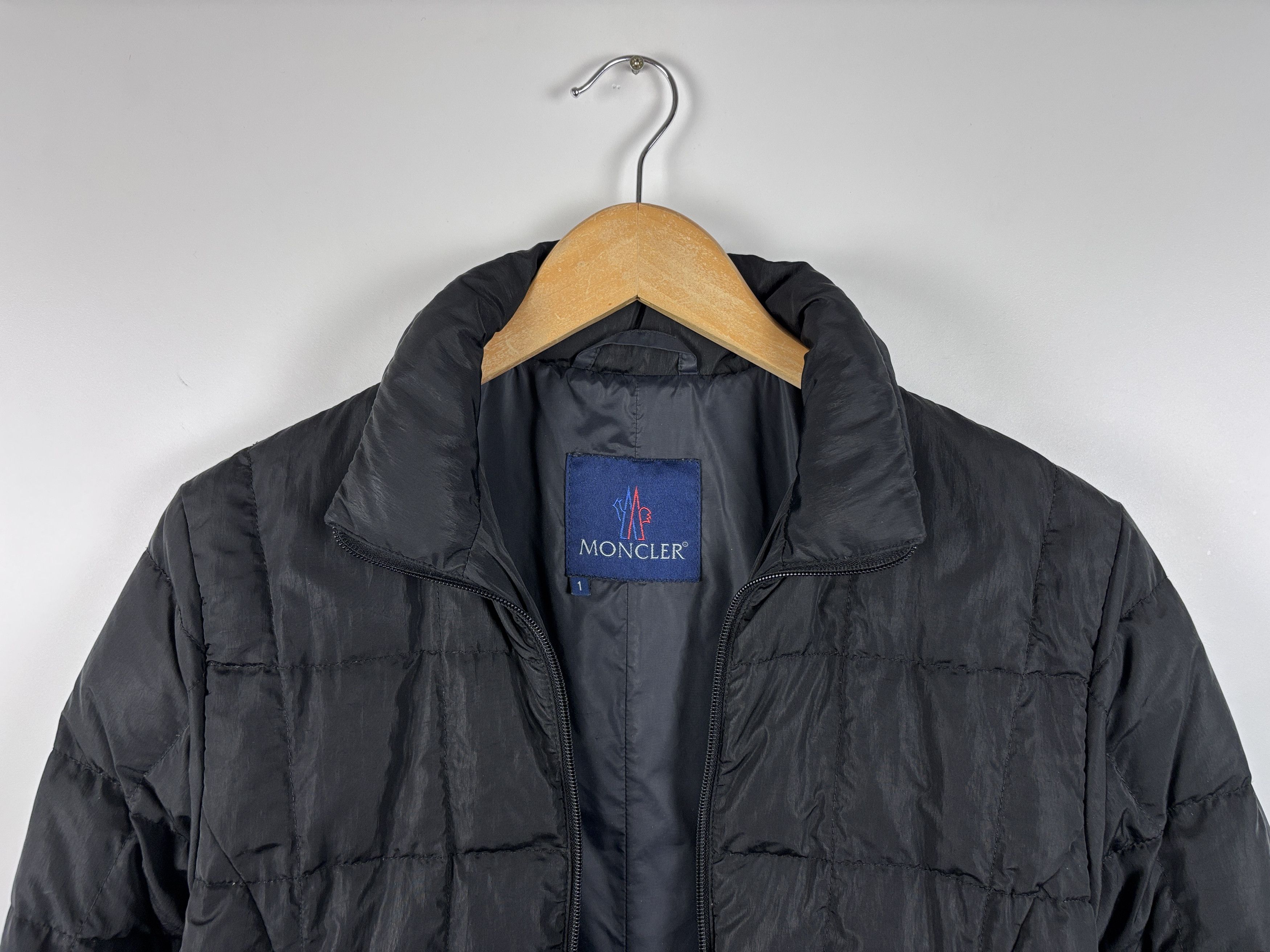 Moncler × Vintage 90s Moncler Goose Down Long Jacket Coat Womens Black Size 1 Size S / US 4 / IT 40 - 2 Thumbnail