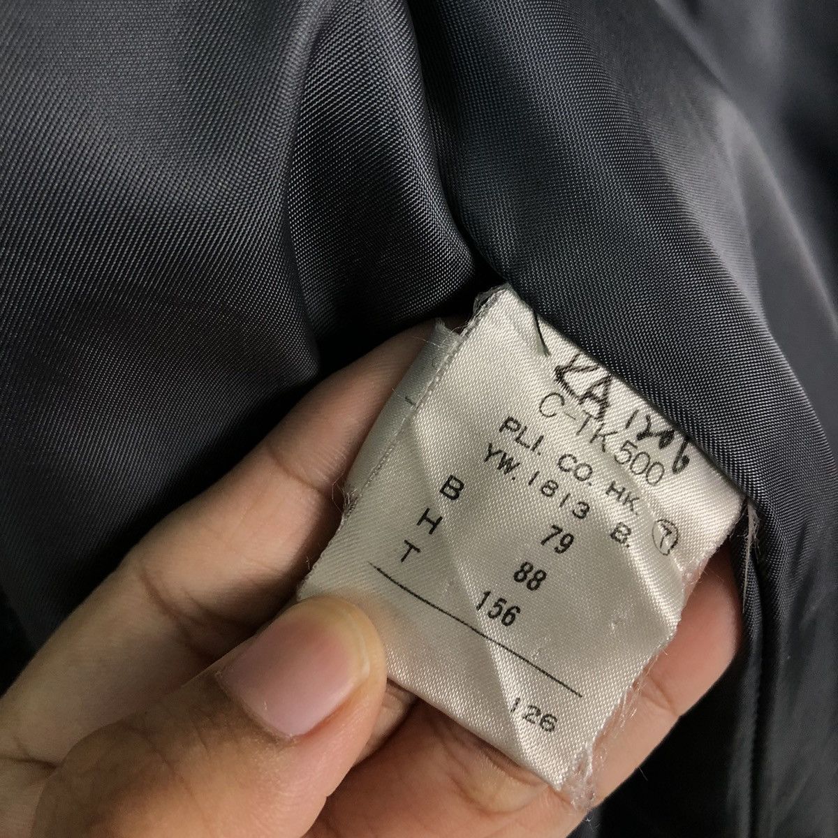 Calvin Klein 🔥Rich Grey Long Jacket Wool Herringbone Calvin Klein Size US M / EU 48-50 / 2 - 18 Thumbnail
