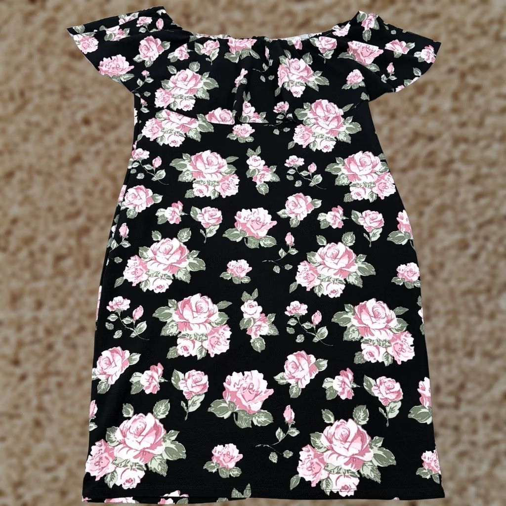 Almost Famous Almost Famous Floral Pullover Dress Women's Size 3X Multicolors Size XXL / US 16-18 / IT 52-54 - 1 Thumbnail