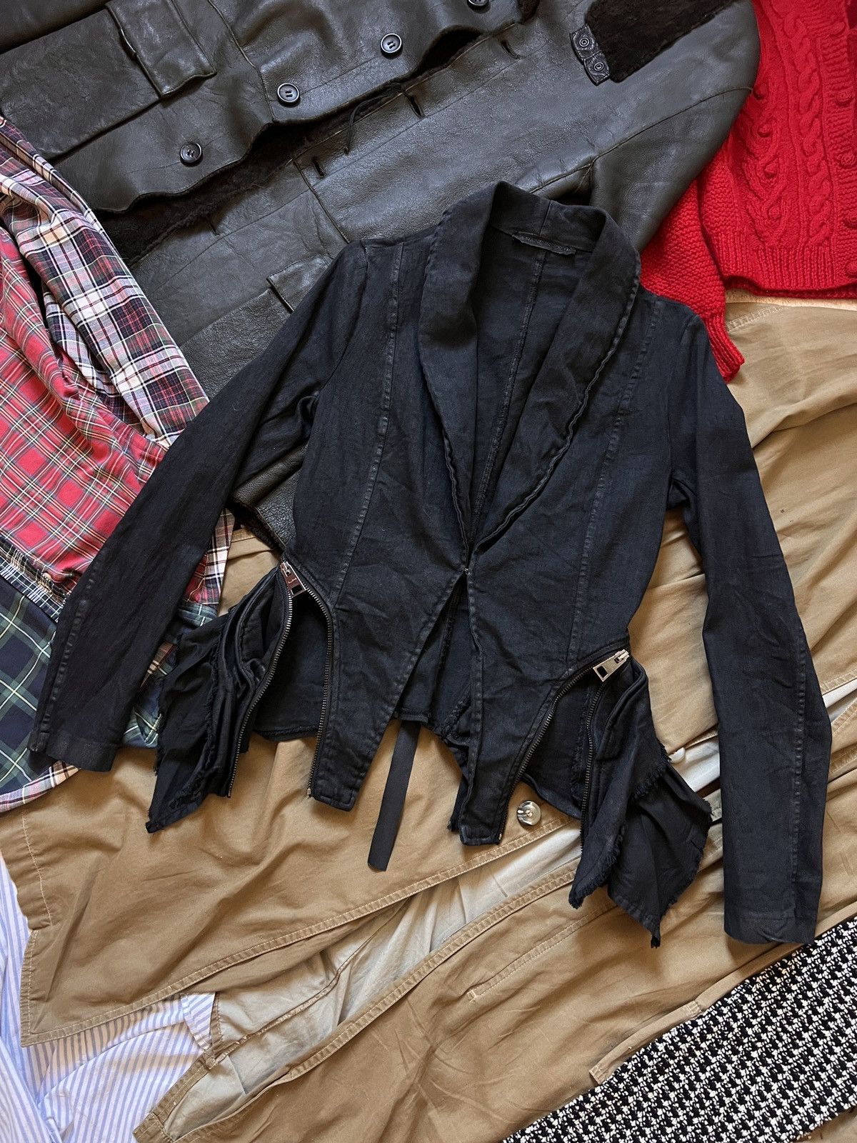 La Haine Inside Us La Heine Inside Us 4B Melodic Avant Garde Jacket Rick Owens Size XS / US 0-2 / IT 36-38 - 1 Thumbnail