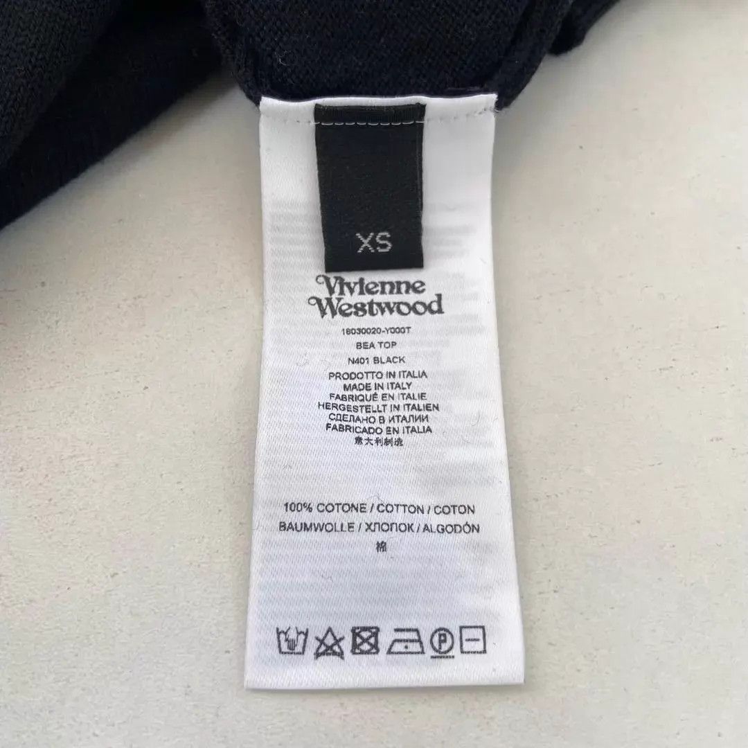 Vivienne Westwood Vivienne Westwood Black Knit Top XS Used Size XS / US 0-2 / IT 36-38 - 6 Thumbnail