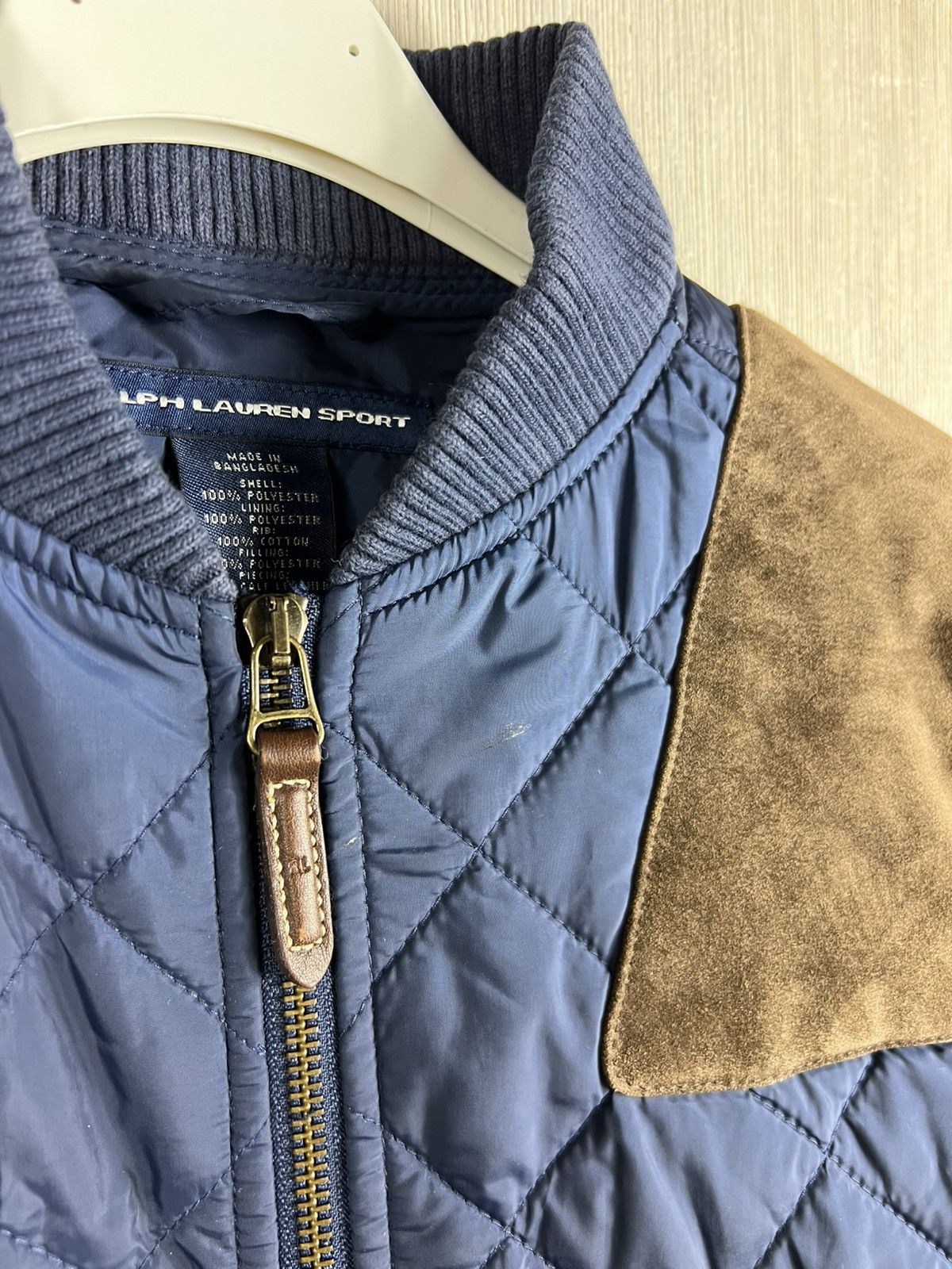 Ralph Lauren Vintage Ralph Lauren Sport suede leather quilted down jacket Size M / US 6-8 / IT 42-44 - 16 Thumbnail