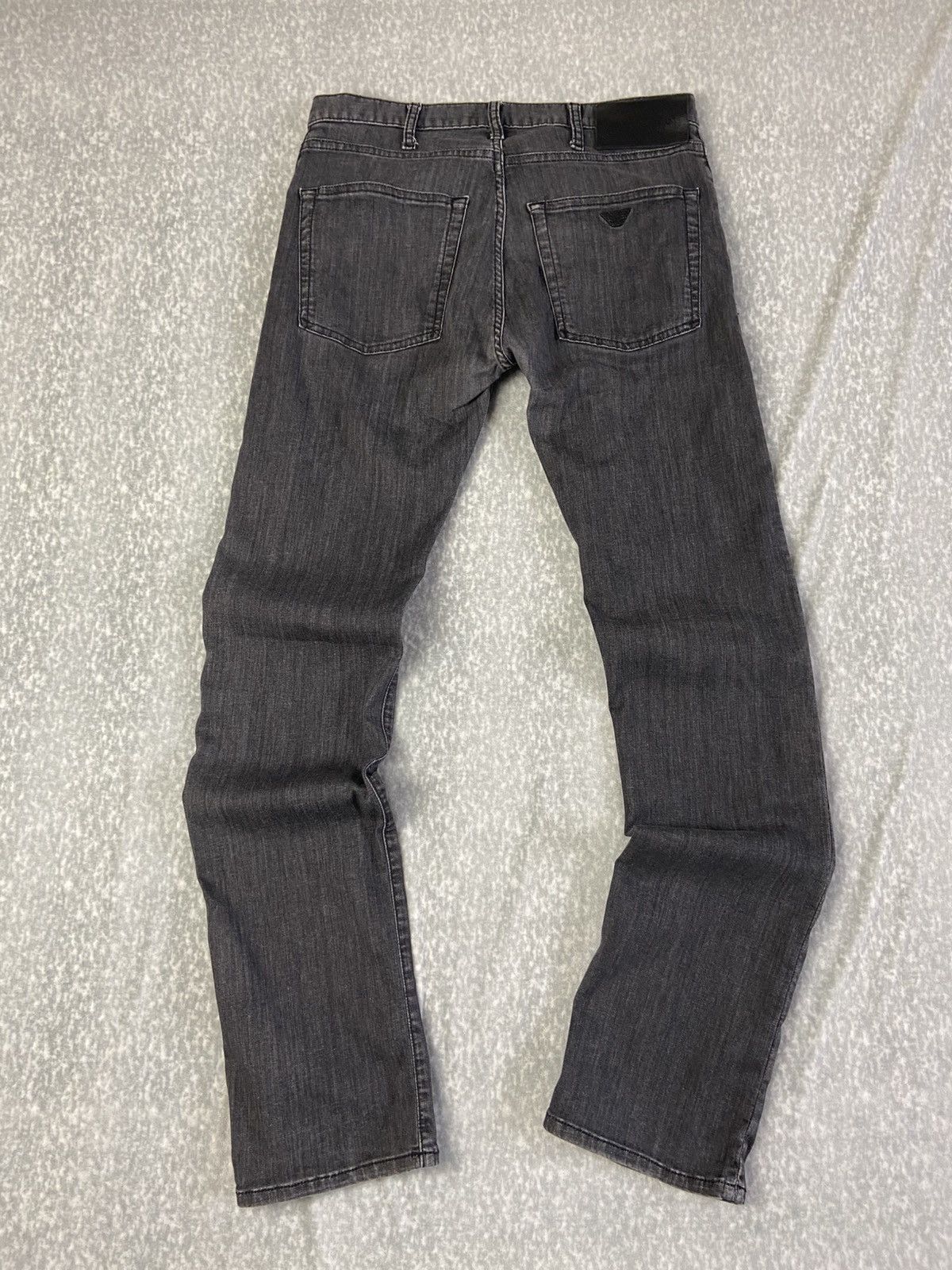 Emporio Armani Emporio Armani Grey Slim Fit Jeans Size US 31 - 7 Thumbnail