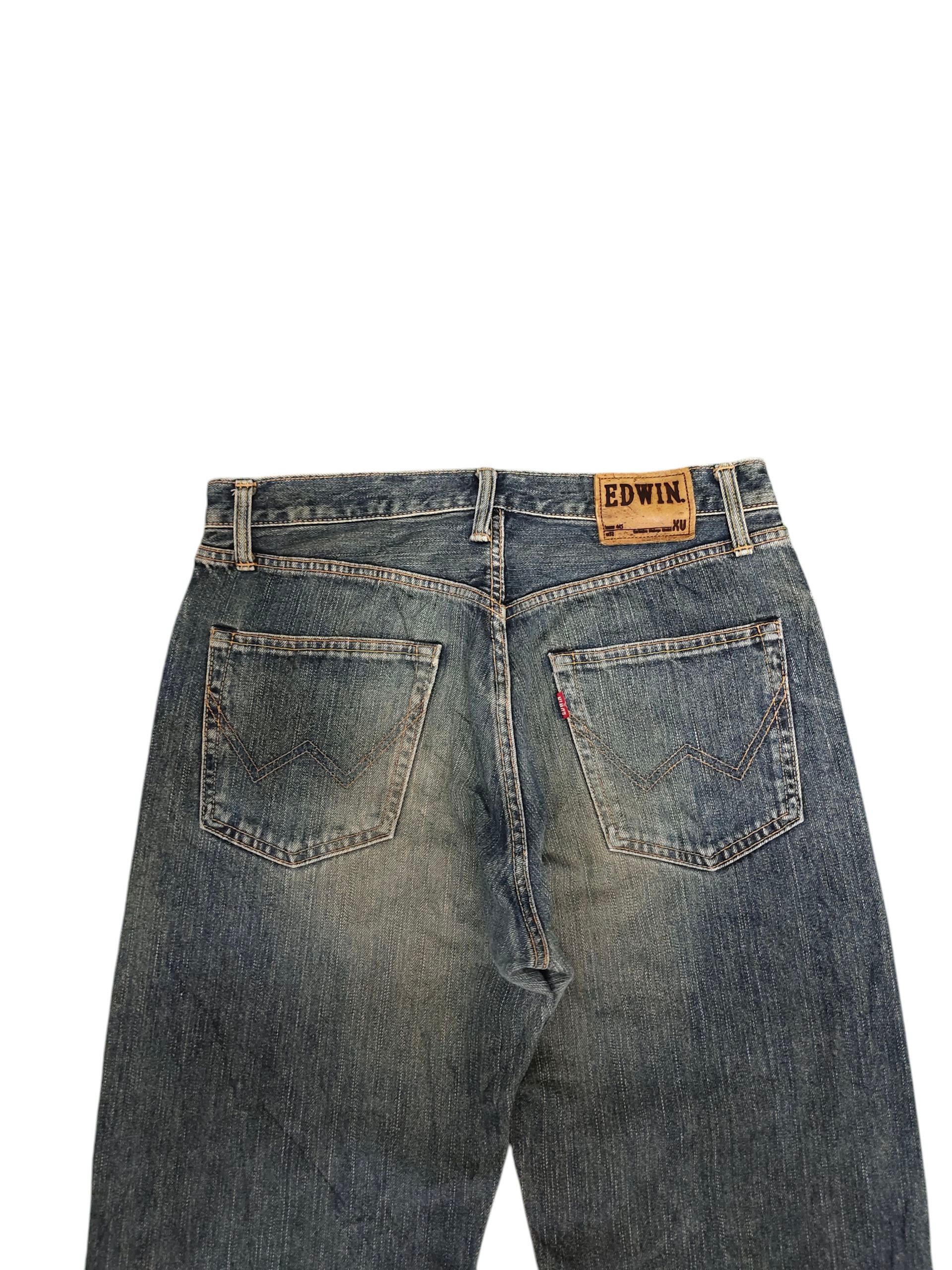 Comme des Garcons × Undercover Loose Jeans Edwin Xv 445 Clawmark Distress Denim Wide Leg Size US 32 / EU 48 - 9 Thumbnail