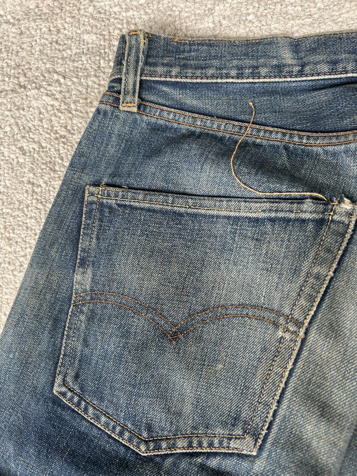 Levi's × Vintage Vtg 50-60s Levis Big E Single Button6 Selvedge Distressed Size US 36 / EU 52 - 13 Thumbnail