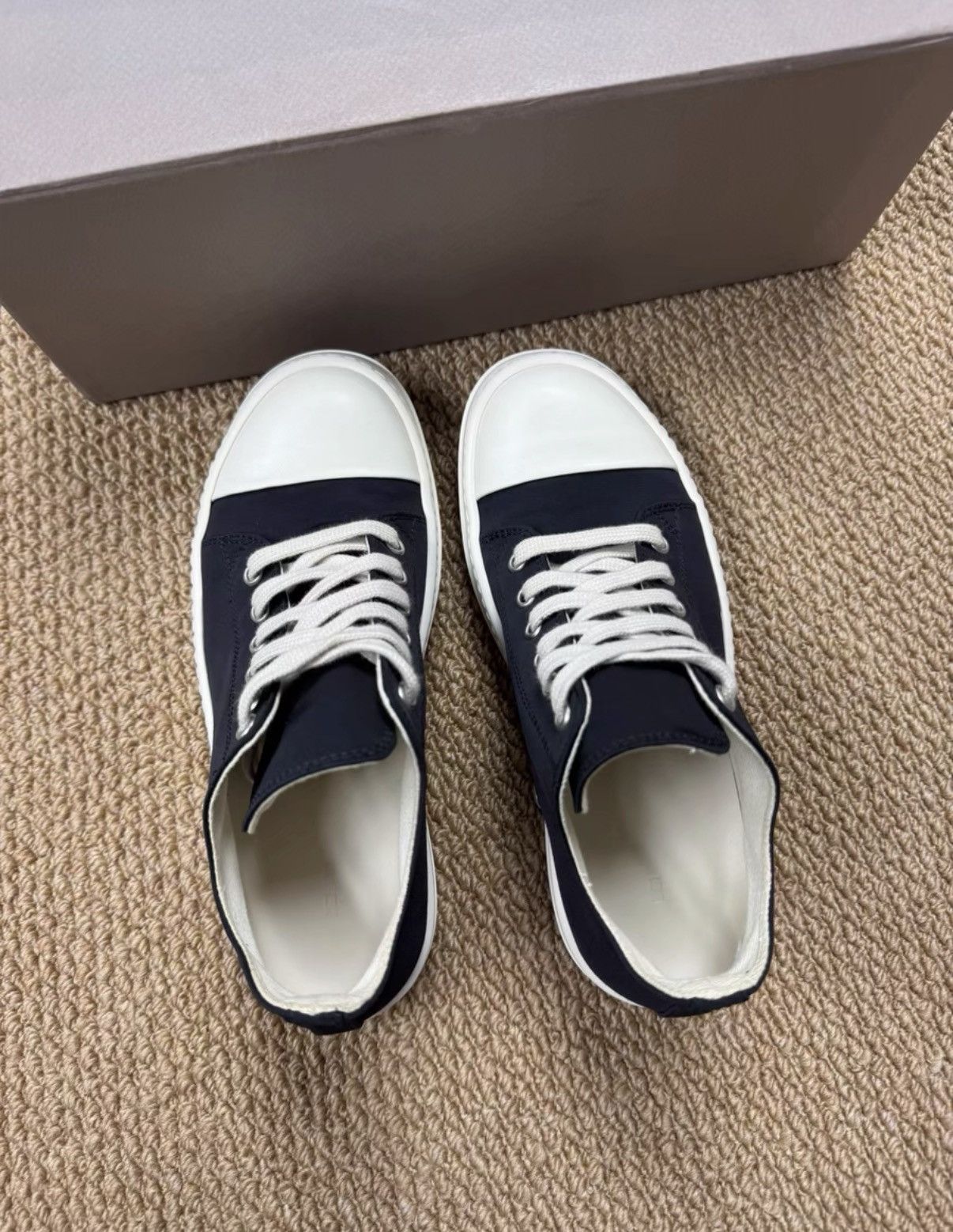 Rick Owens Rick Owens DRKSHDW Women's Low Top Ramones K37 Size US 7 / IT 37 - 4 Thumbnail
