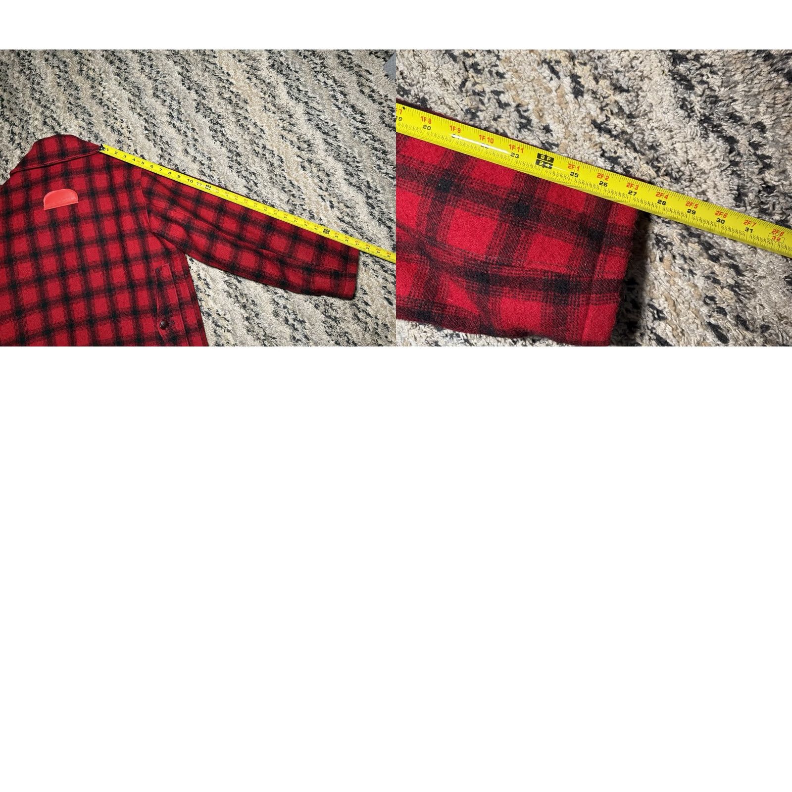 Vintage VINTAGE Woolrich Mackinaw Wool Red Buffalo Plaid Hunting Jacket Mens Size 38 Size US XXS / EU 40 - 9 Thumbnail