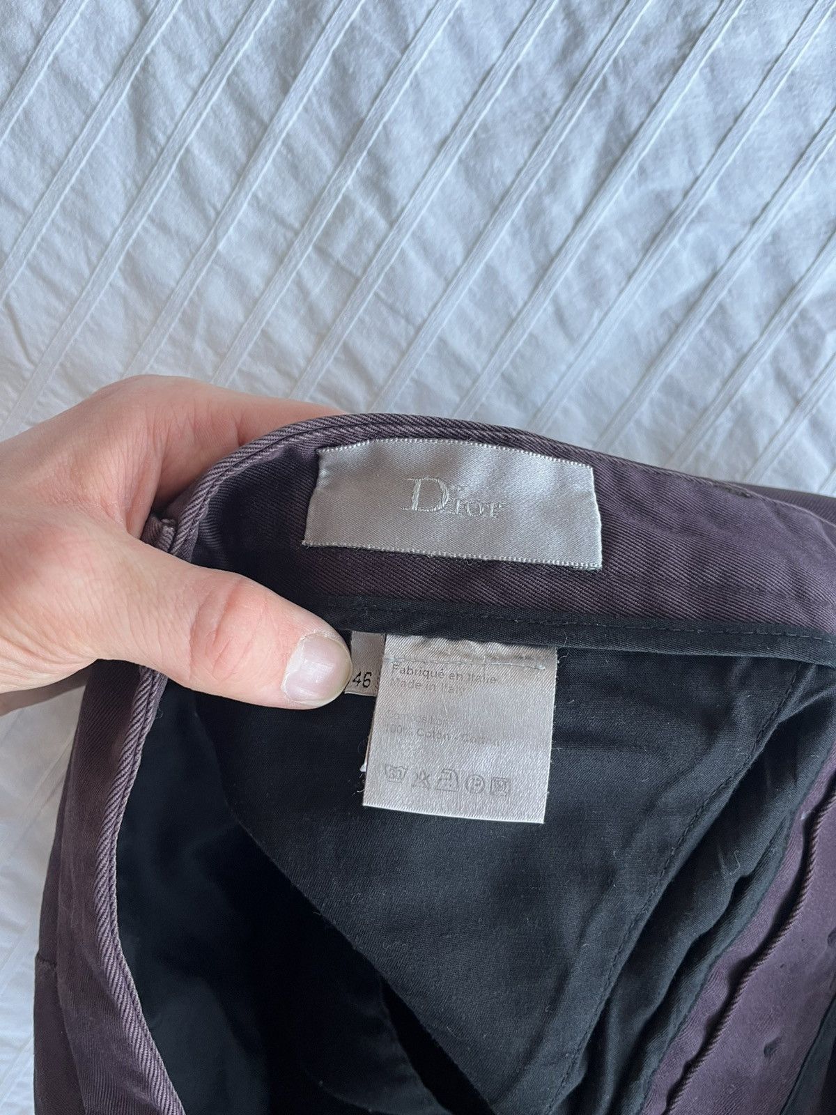Dior Dior Homme bordeaux trousers Size US 32 / EU 48 - 6 Thumbnail