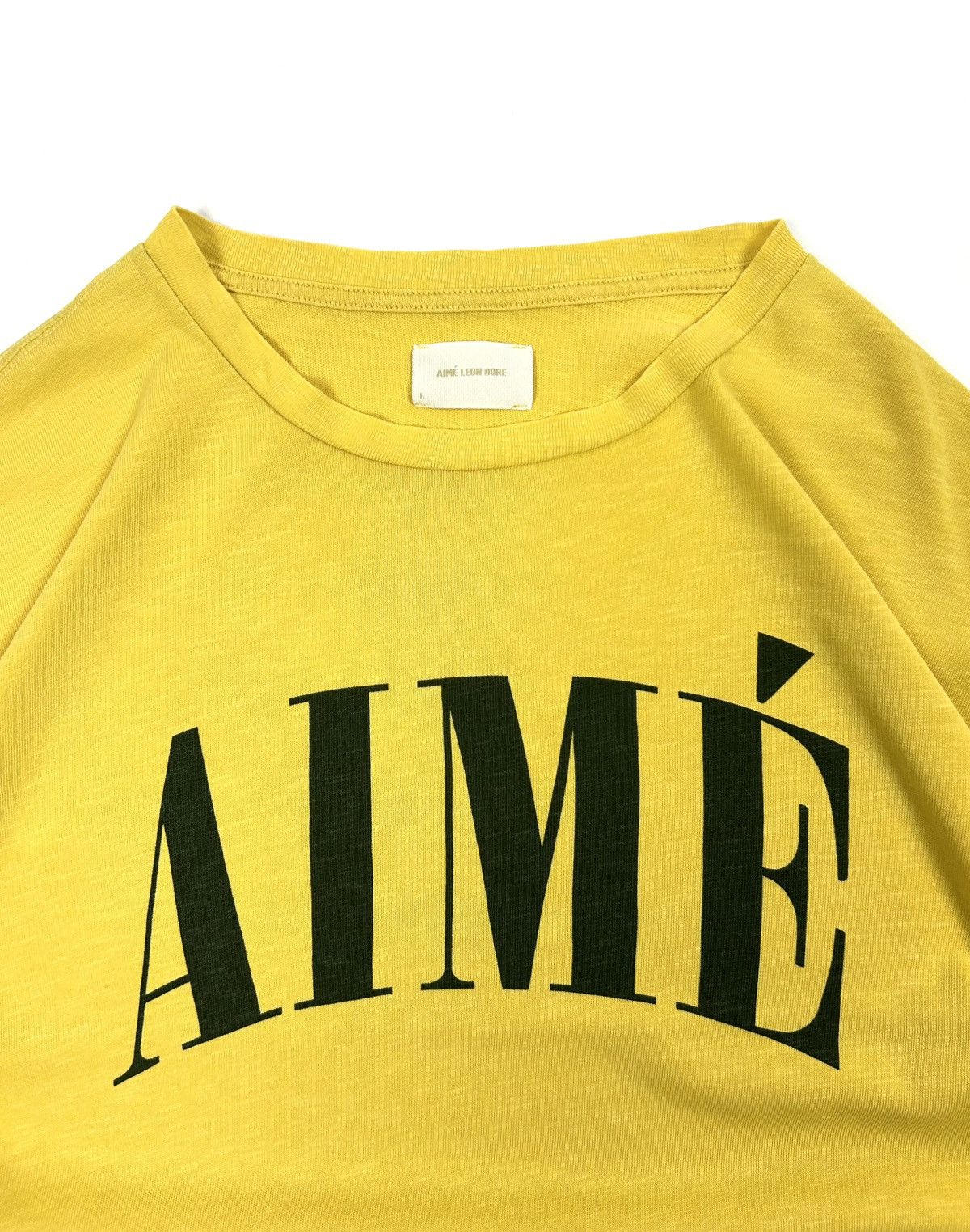Aime Leon Dore Aimé Leon Dore AIME Logo Tee Yellow L Streetwear Essential Size US L / EU 52-54 / 3 - 8 Thumbnail