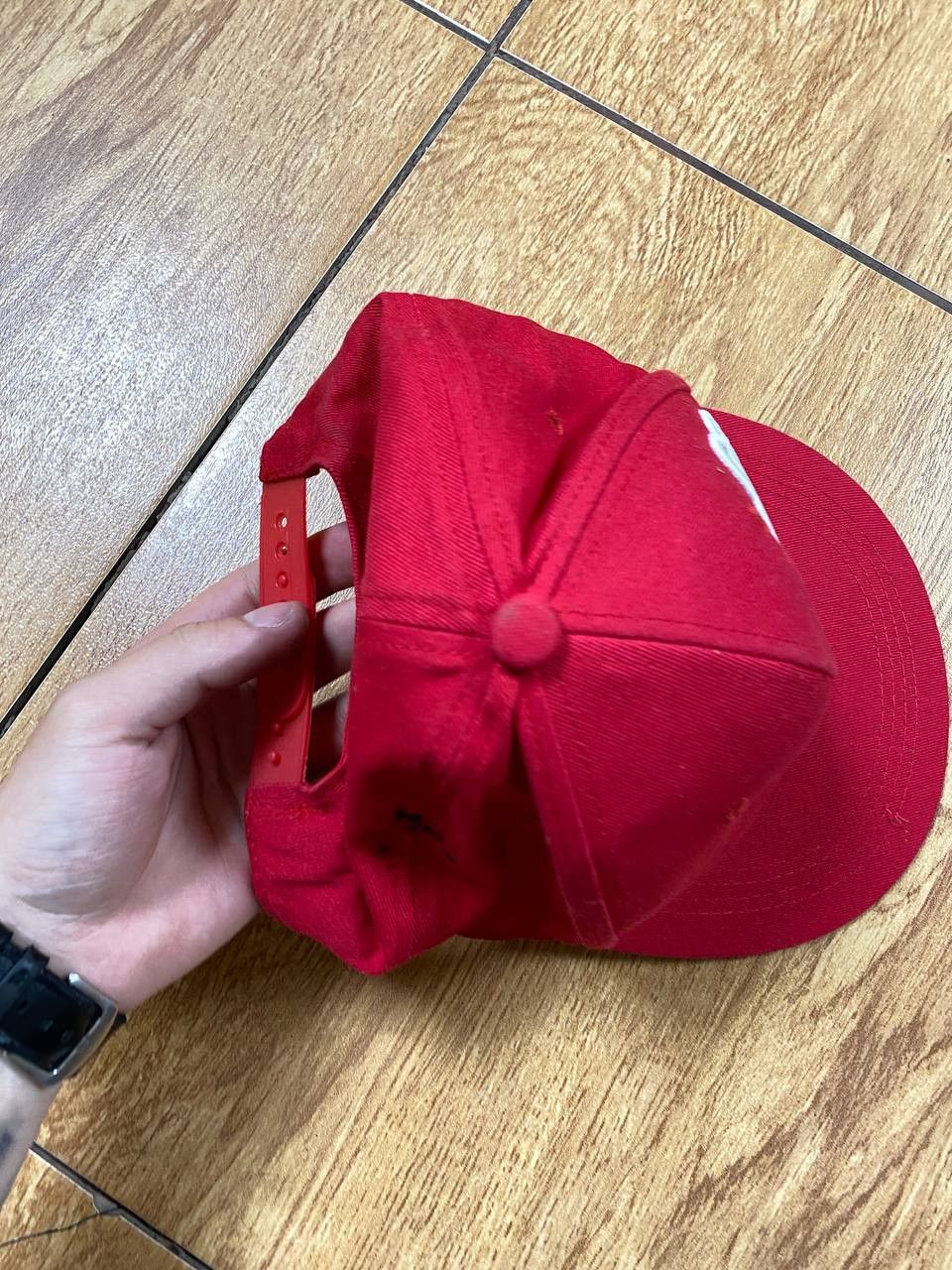 Fox Racing × Vintage Vintage Y2K Fox Racing Baseball Cap Hat Red Size ONE SIZE - 3 Thumbnail