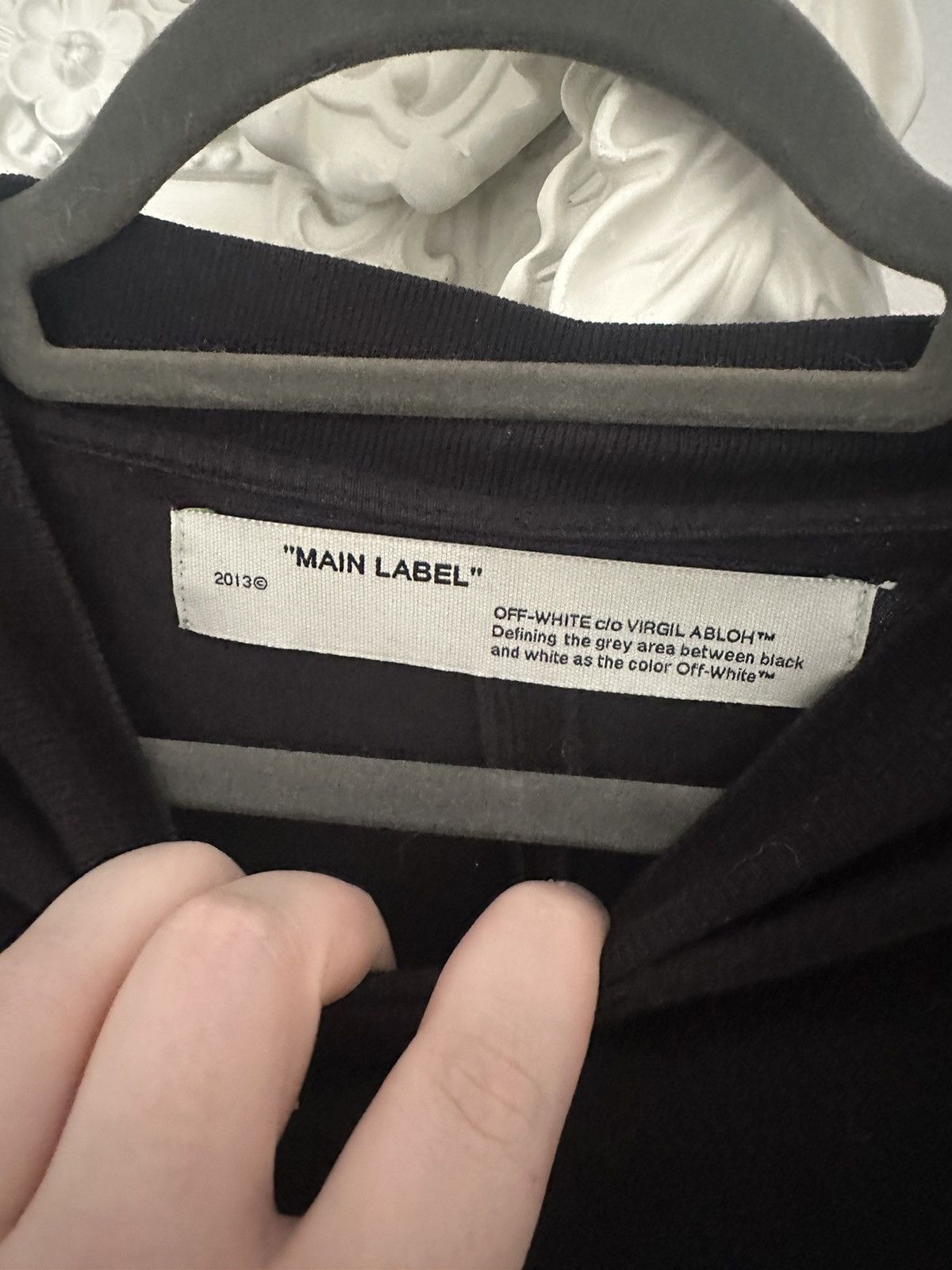 Off-White OFFWHITE FW2019 INDUSTRIAL PRINTED/RUINED FACTORY SWEATER Size US L / EU 52-54 / 3 - 3 Thumbnail