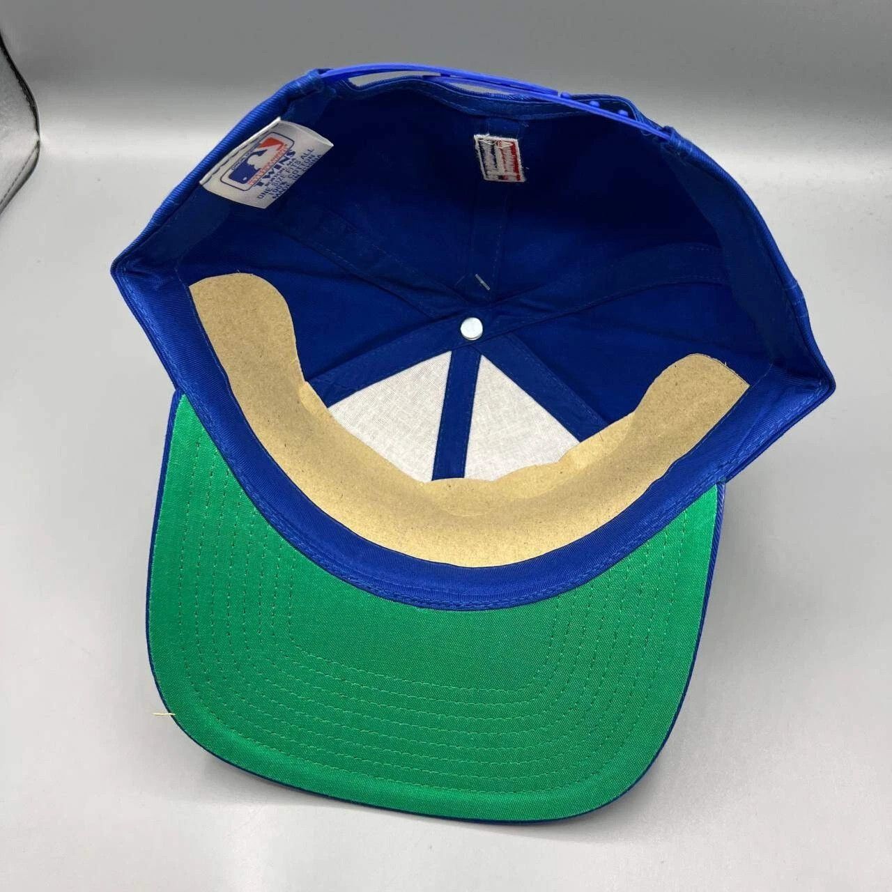 Twins Enterprise Inc. × Vintage New York Mets Hat Men Blue Green Twins Enterprise Snap Back Size ONE SIZE - 2 Thumbnail