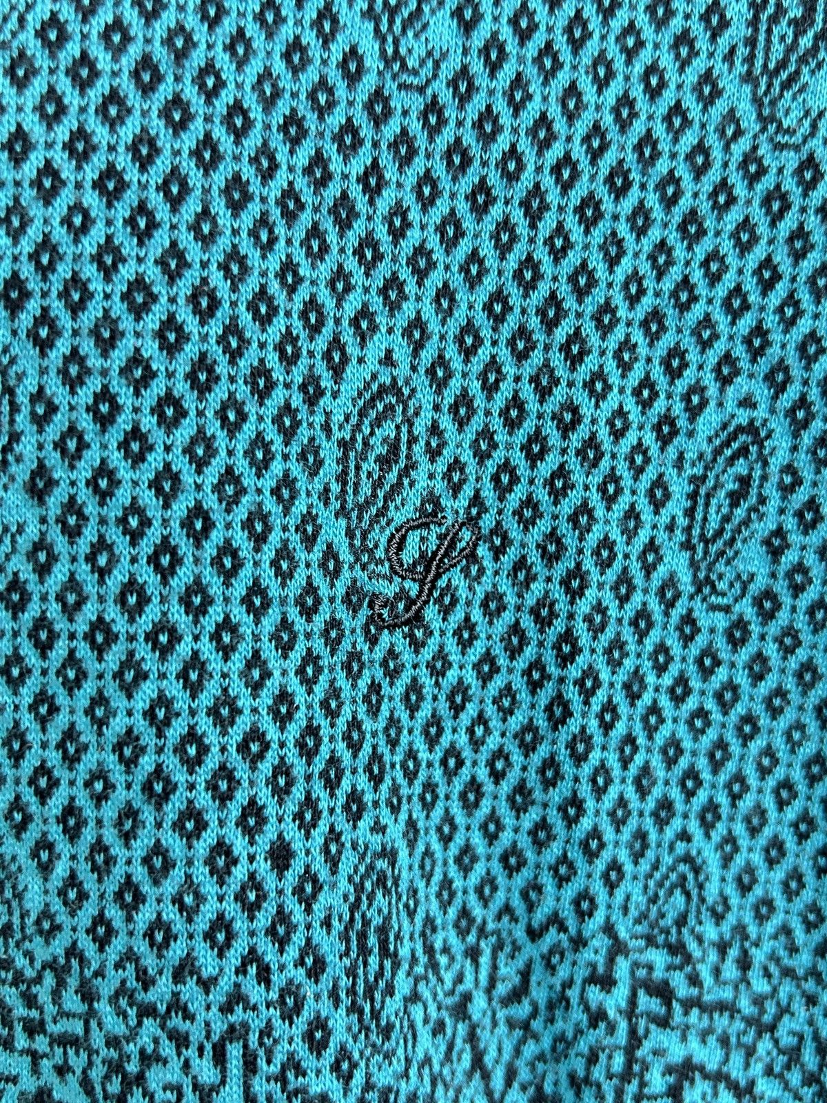 Supreme Supreme FW16 Paisley Blue Knit Collared Long Sleeve L Size US L / EU 52-54 / 3 - 3 Thumbnail