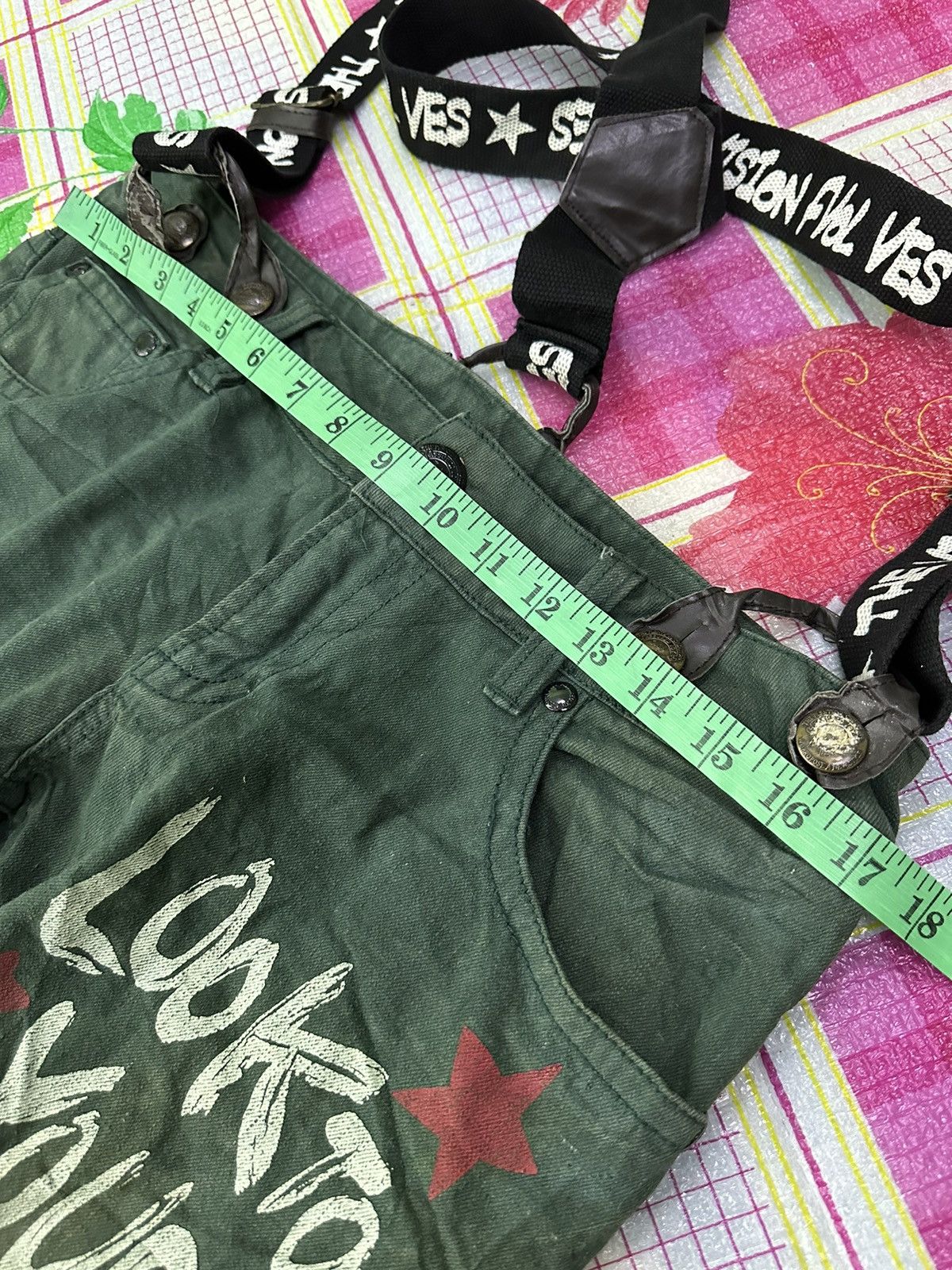If Six Was Nine × Japanese Brand × Le Grande Bleu (L.G.B.) Rare Japanese Cargo Bondage Distress Jeans Size US 34 / EU 50 - 10 Thumbnail