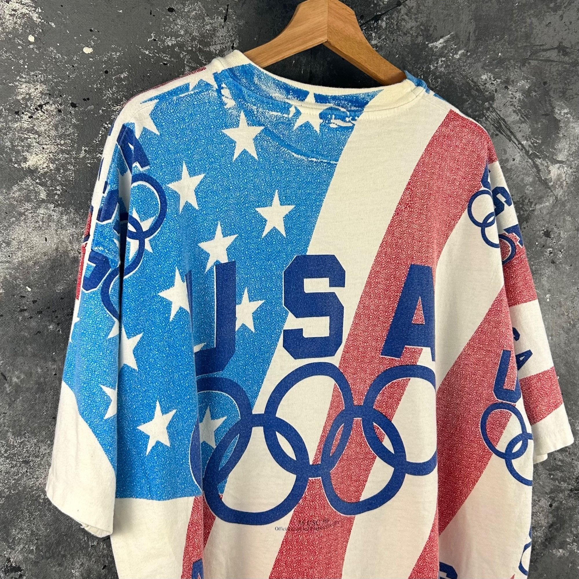 Vintage Vintage 90’s Olympics USA shirt Size US XXL / EU 58 / 5 - 3 Thumbnail
