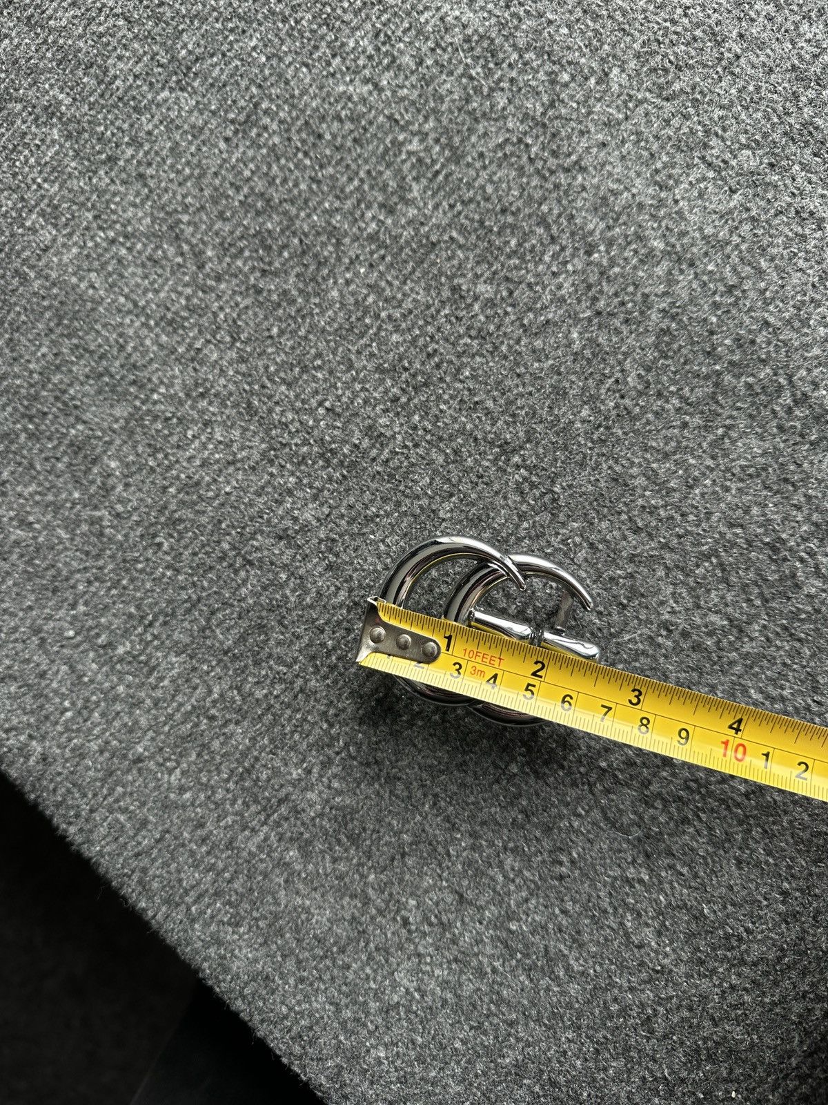 Other RARE🚨 BIG GG DOUBLE G MEN BUCKLE SILVER LOGO ONLY BUCKLE Size ONE SIZE - 12 Thumbnail