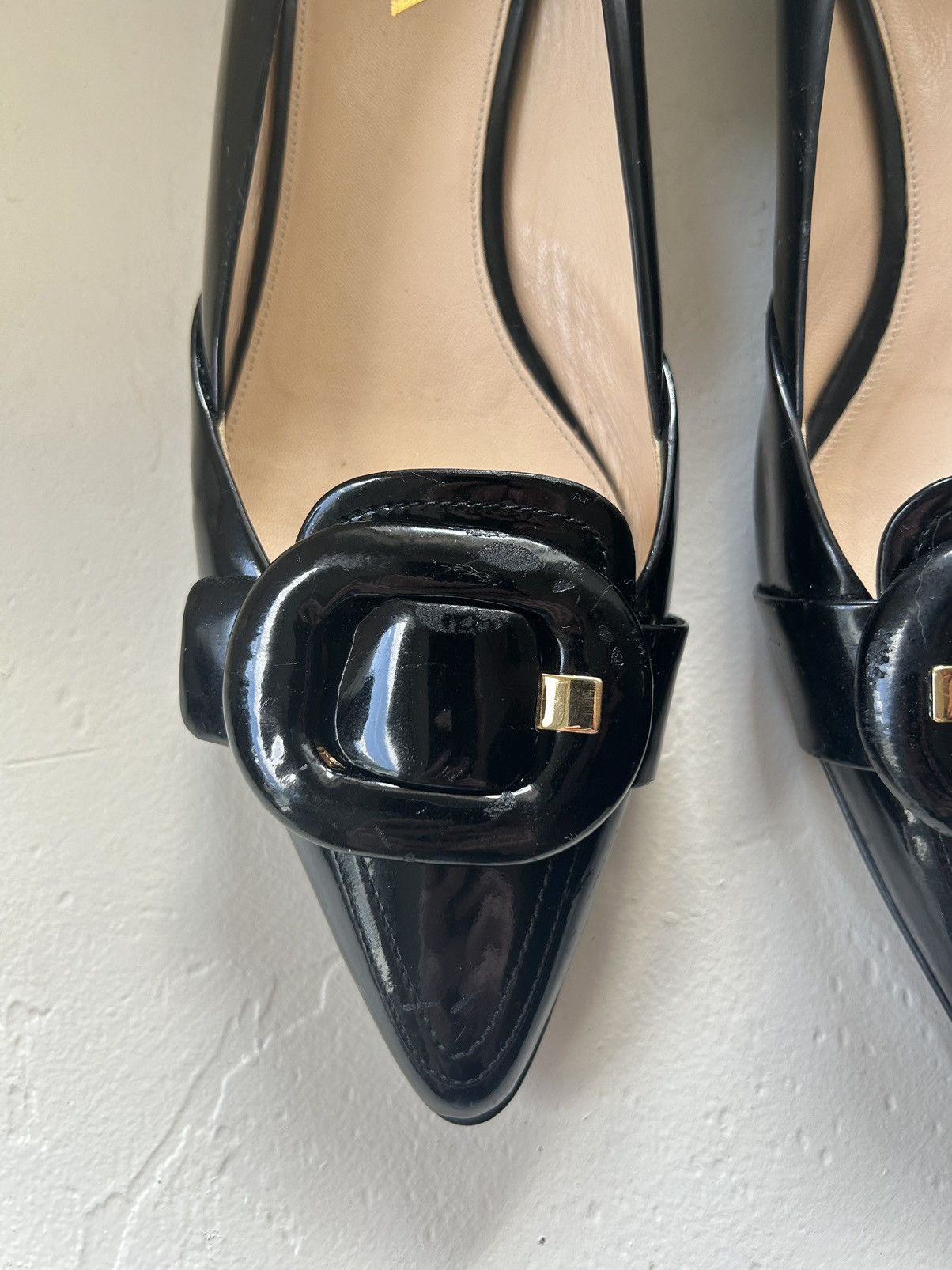 Prada Prada Buckle Mini Heels Size US 7.5 / IT 37.5 - 2 Thumbnail