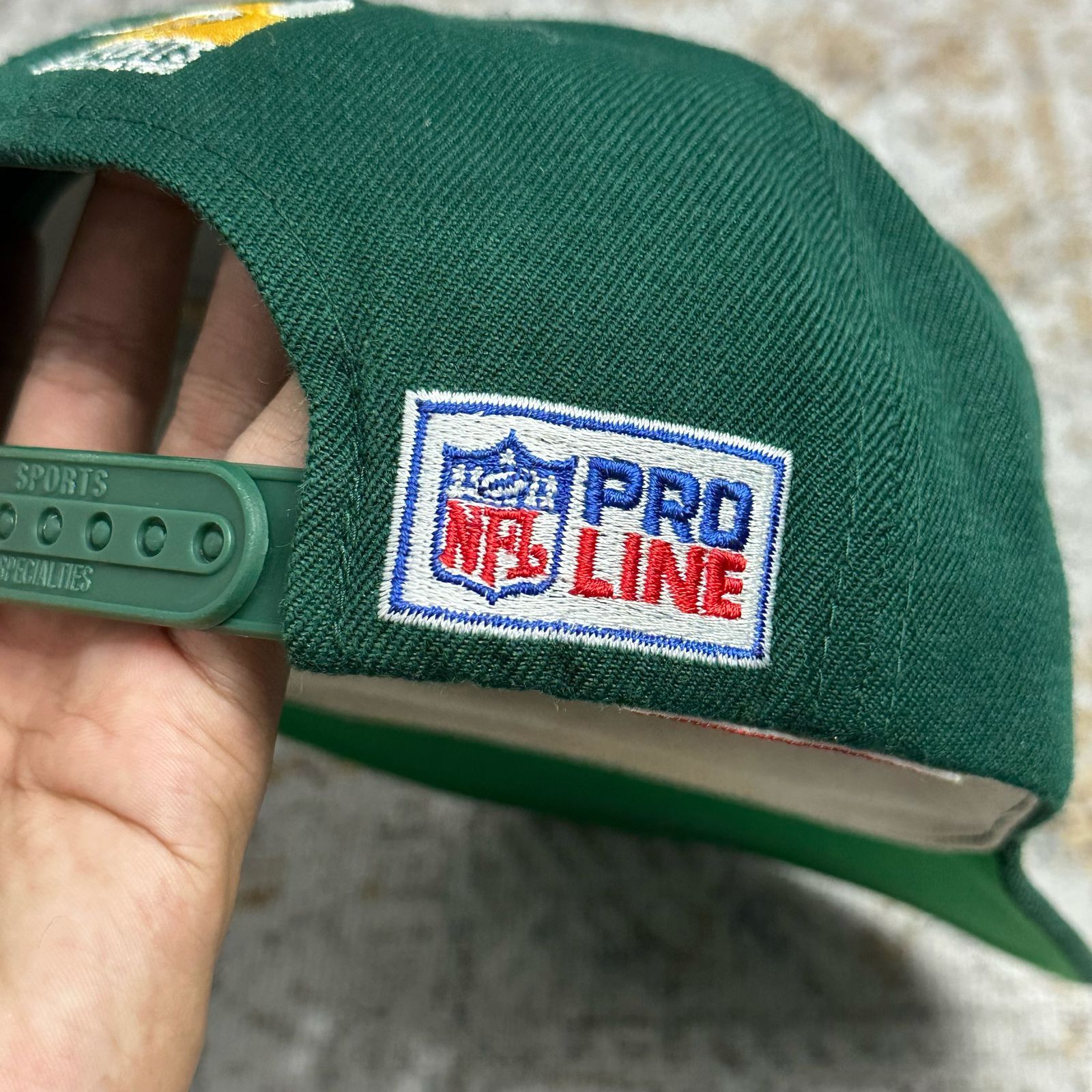 NFL × Sports Specialties × Vintage Vintage Hat Green Bay Packers Grid Sports Specialties Size ONE SIZE - 7 Thumbnail
