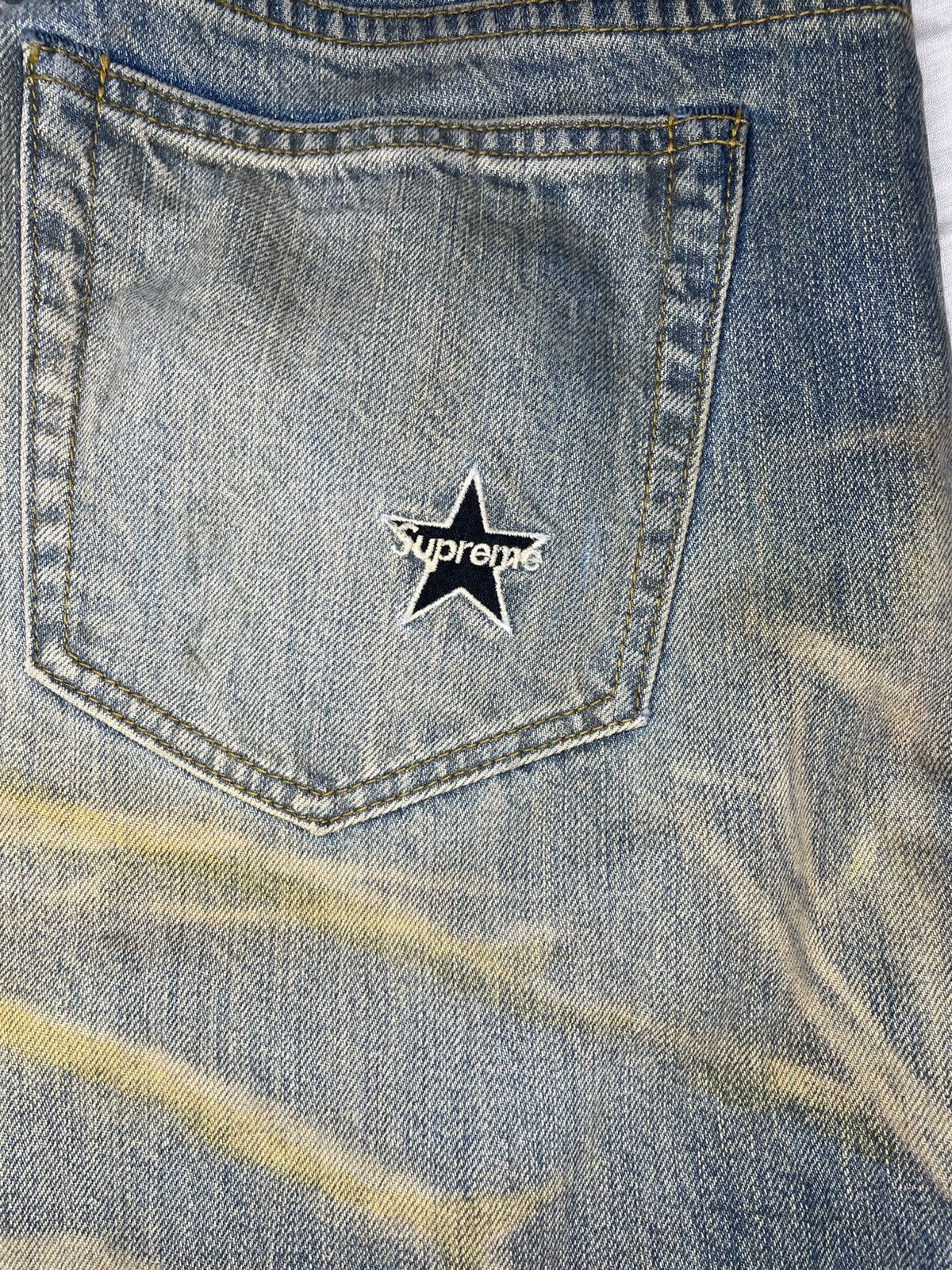 Supreme Supreme regular jean dirty indigo FW25 Size US 32 / EU 48 - 4 Thumbnail