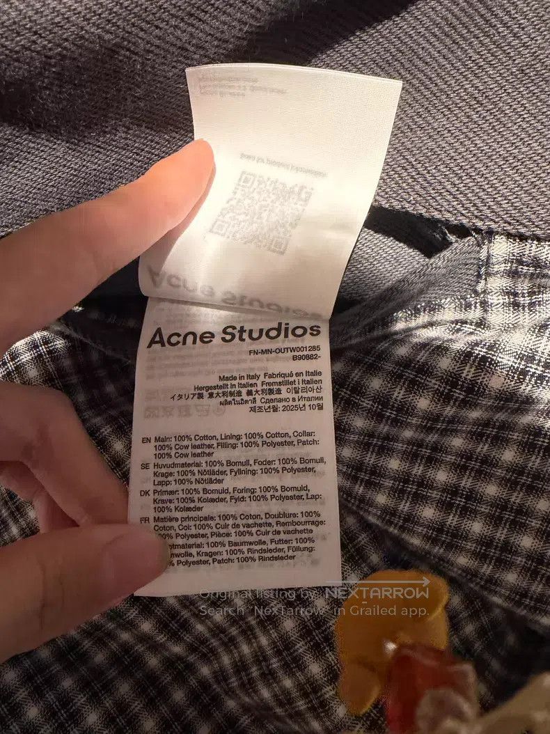 Acne Studios Acne Studios 26ss Aged Denim Collar Jacket Size US M / EU 48-50 / 2 - 7 Thumbnail