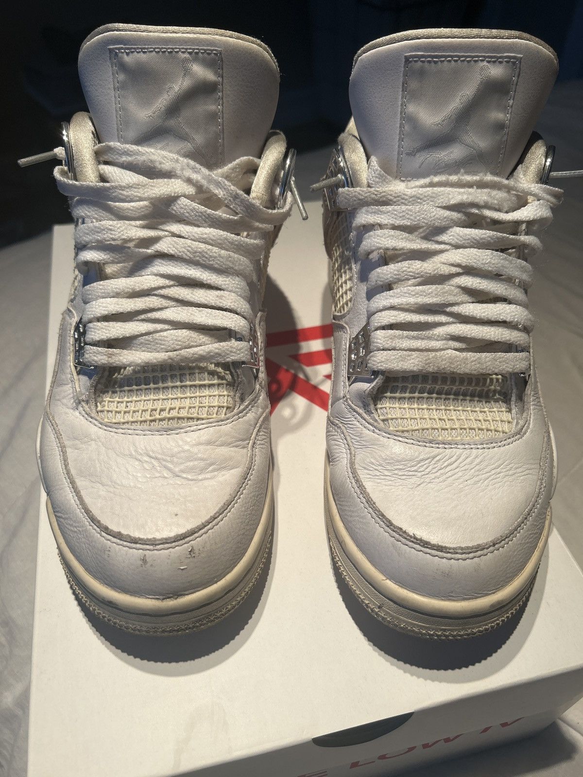 Jordan Brand × Vintage 2017 USED Air Jordan 4 Pure Money Size US 11 / EU 44 - 1 Thumbnail
