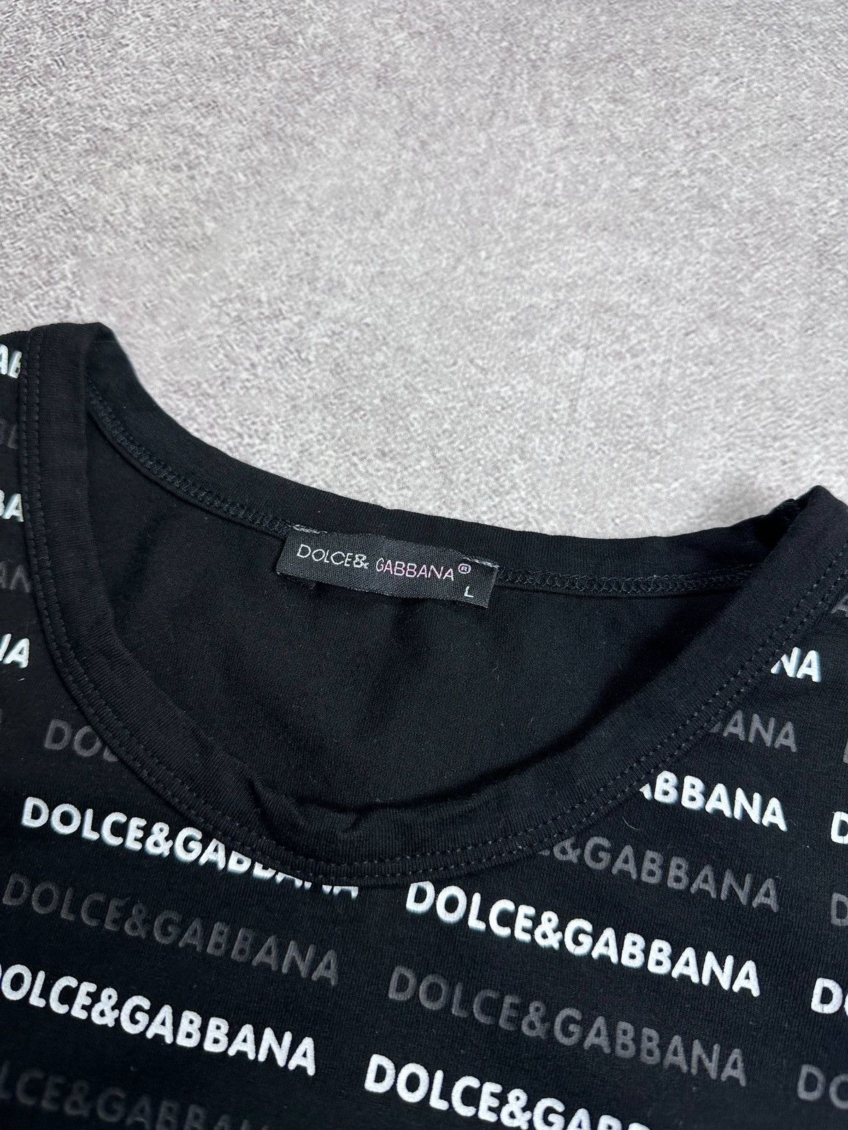 Dolce & Gabbana Vintage Dolce&Gabbana Monogram Tank Top L Size US M / EU 48-50 / 2 - 3 Thumbnail