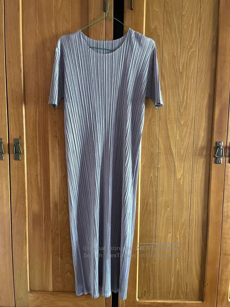 Issey Miyake Issey Miyake Purple Dress Size M / US 6-8 / IT 42-44 - 3 Thumbnail