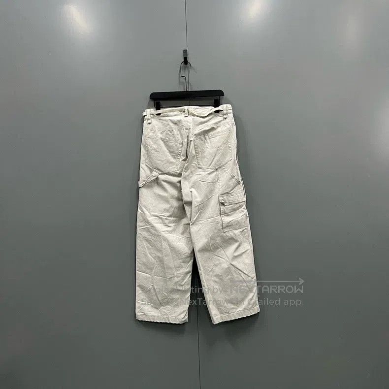 Balenciaga Balenciaga size XS Beige Drawstring Work Wide Leg Pants Size US 27 - 2 Thumbnail