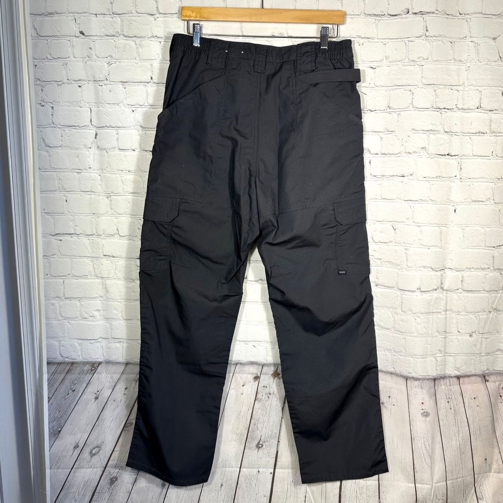 Vintage 5.11 Tactical Series Mens Cargo Pants Gray Ripstop 34x32 Utility Work Trousers Size US 34 / EU 50 - 7 Thumbnail